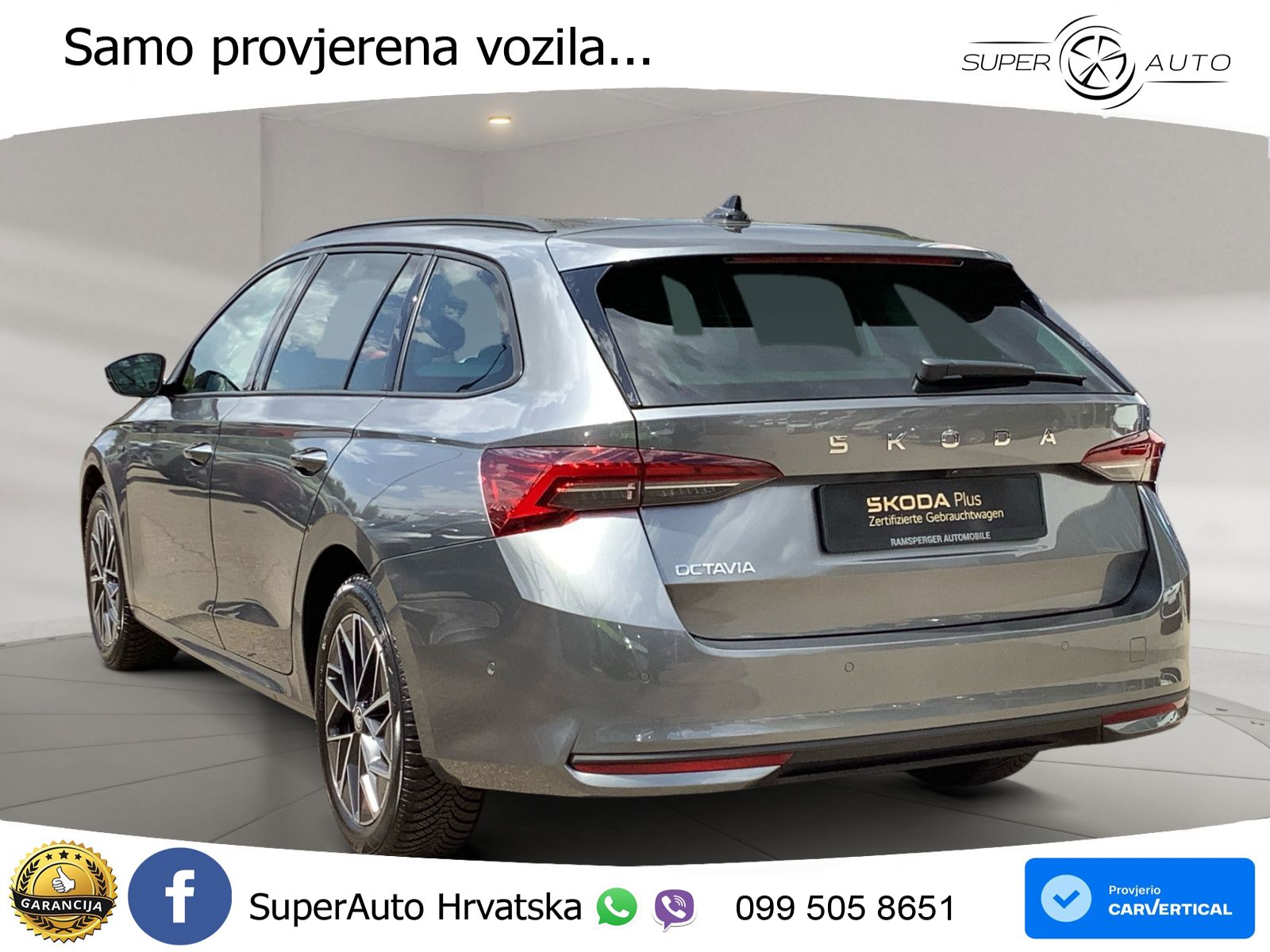 Škoda Octavia Combi 2.0 TDI (150 KS) DSG LED+GR SJED+ACC