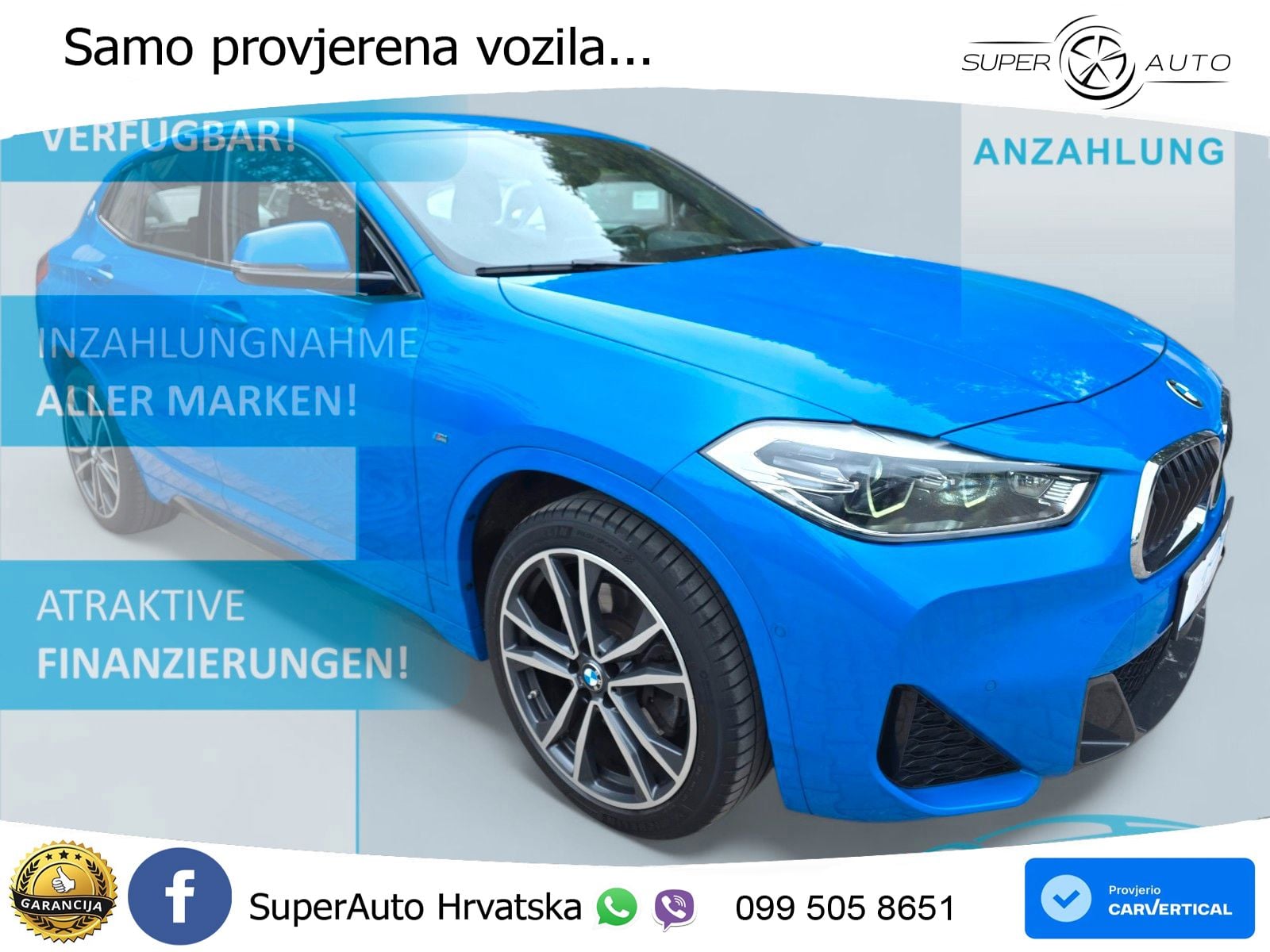 BMW X2 xDrive20i Steptronic M Sport LED+GR SJED+ACC