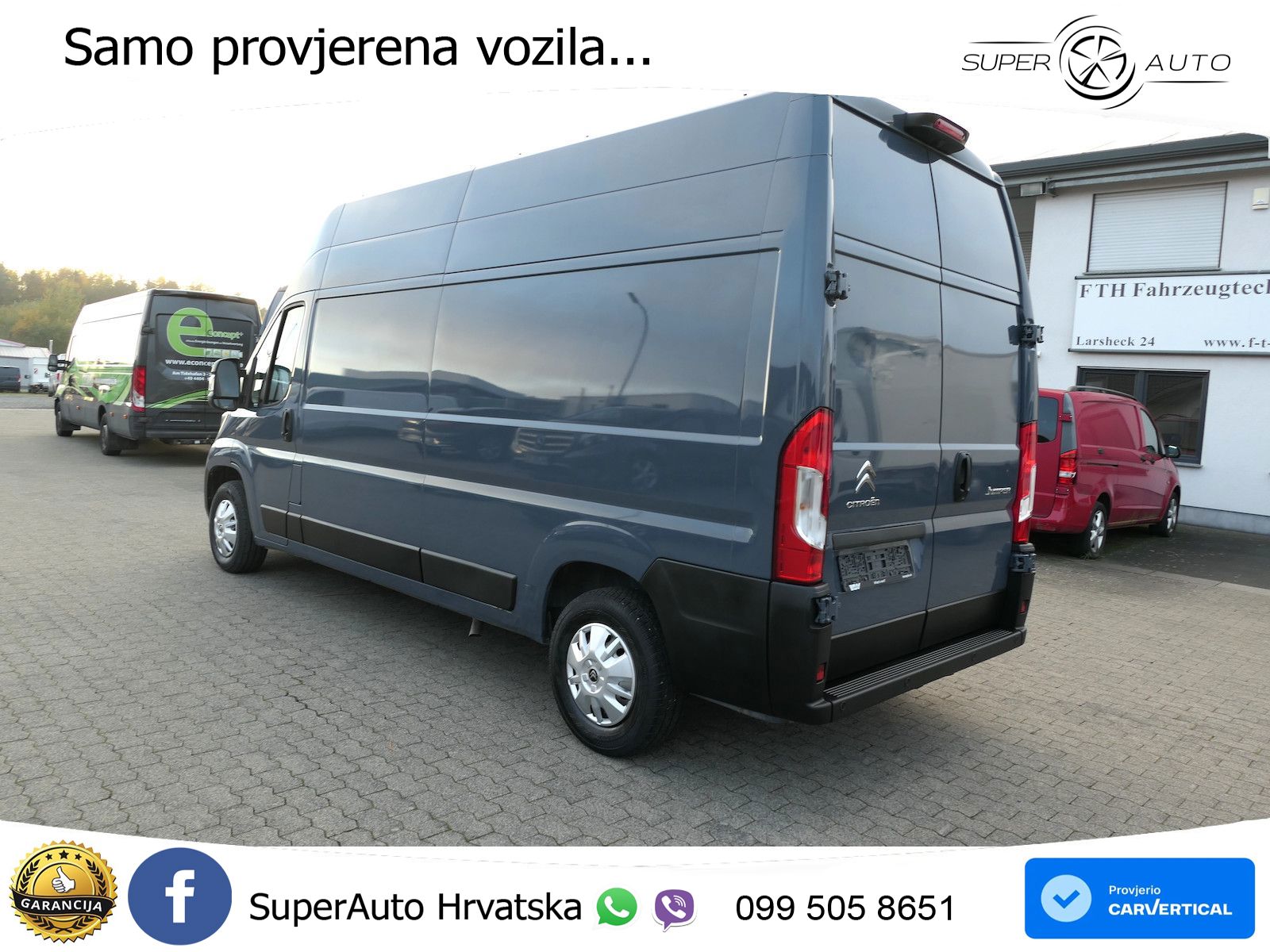 Citroën Jumper L3H3 Maxi extraHochdach2,1m Klima CAM Nav 140 KS
