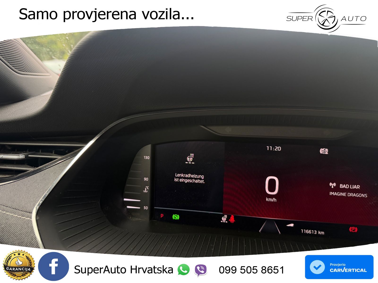 Škoda Octavia Combi 2.0 TDI (150 KS) DSG SportLine LED+GR SJED+ACC