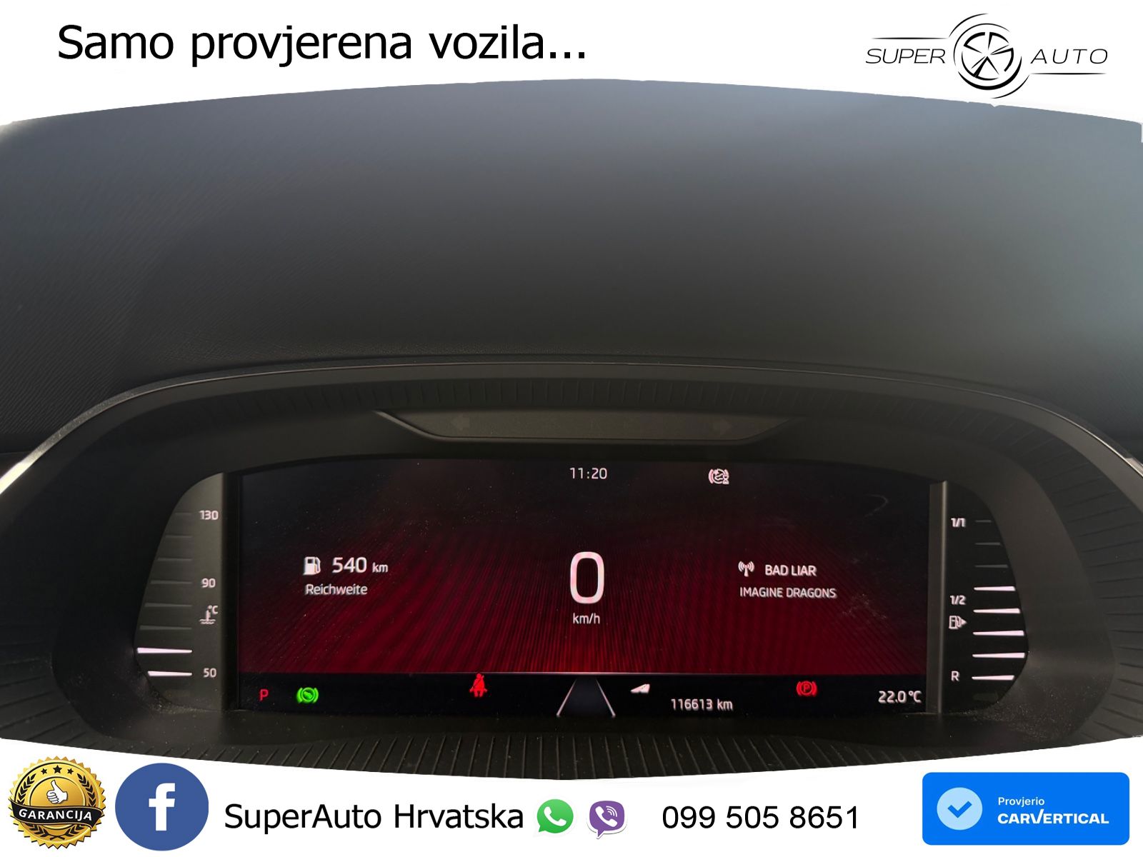 Škoda Octavia Combi 2.0 TDI (150 KS) DSG SportLine LED+GR SJED+ACC