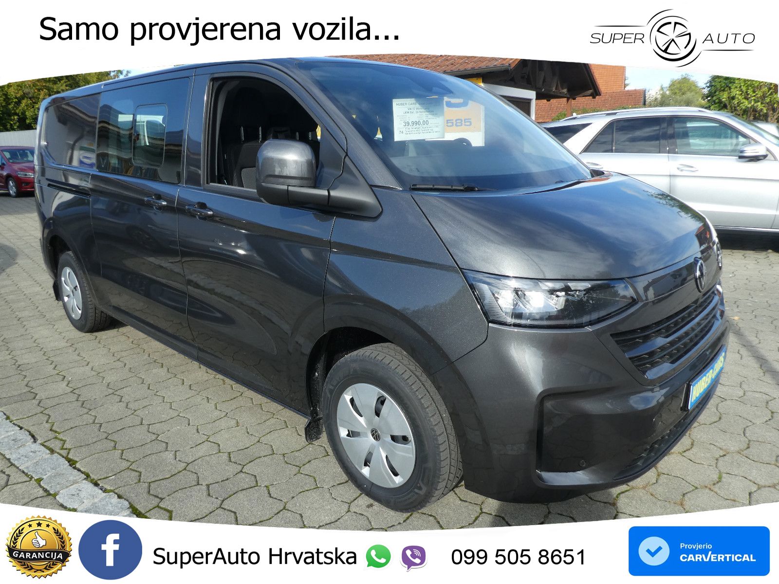 Volkswagen T7 Transporter Kombi Mixto LANG 2x SCHIEBETÜRE 150 KS