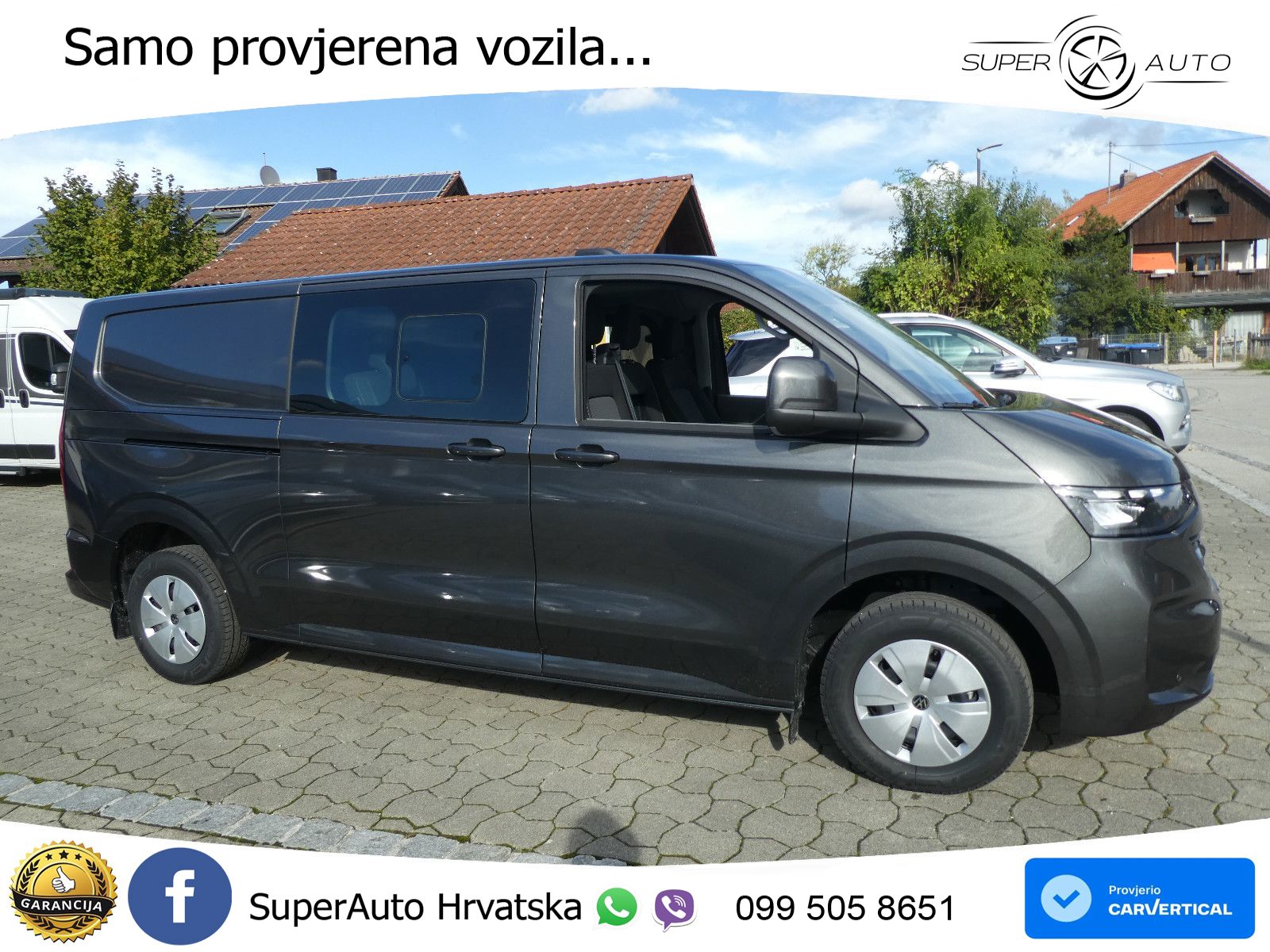 Volkswagen T7 Transporter Kombi Mixto LANG 2x SCHIEBETÜRE 150 KS