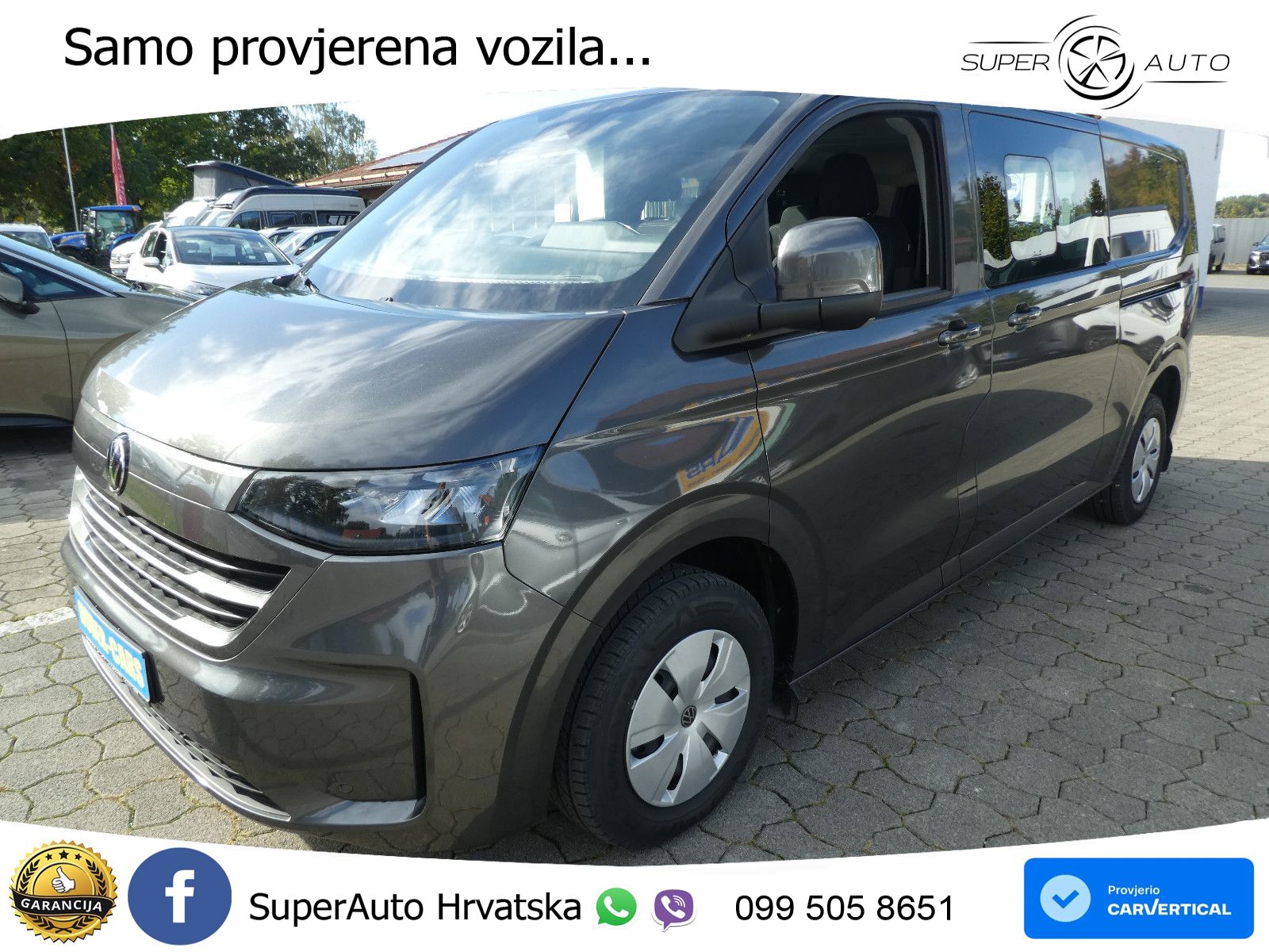 Volkswagen T7 Transporter Kombi Mixto LANG 2x SCHIEBETÜRE 150 KS