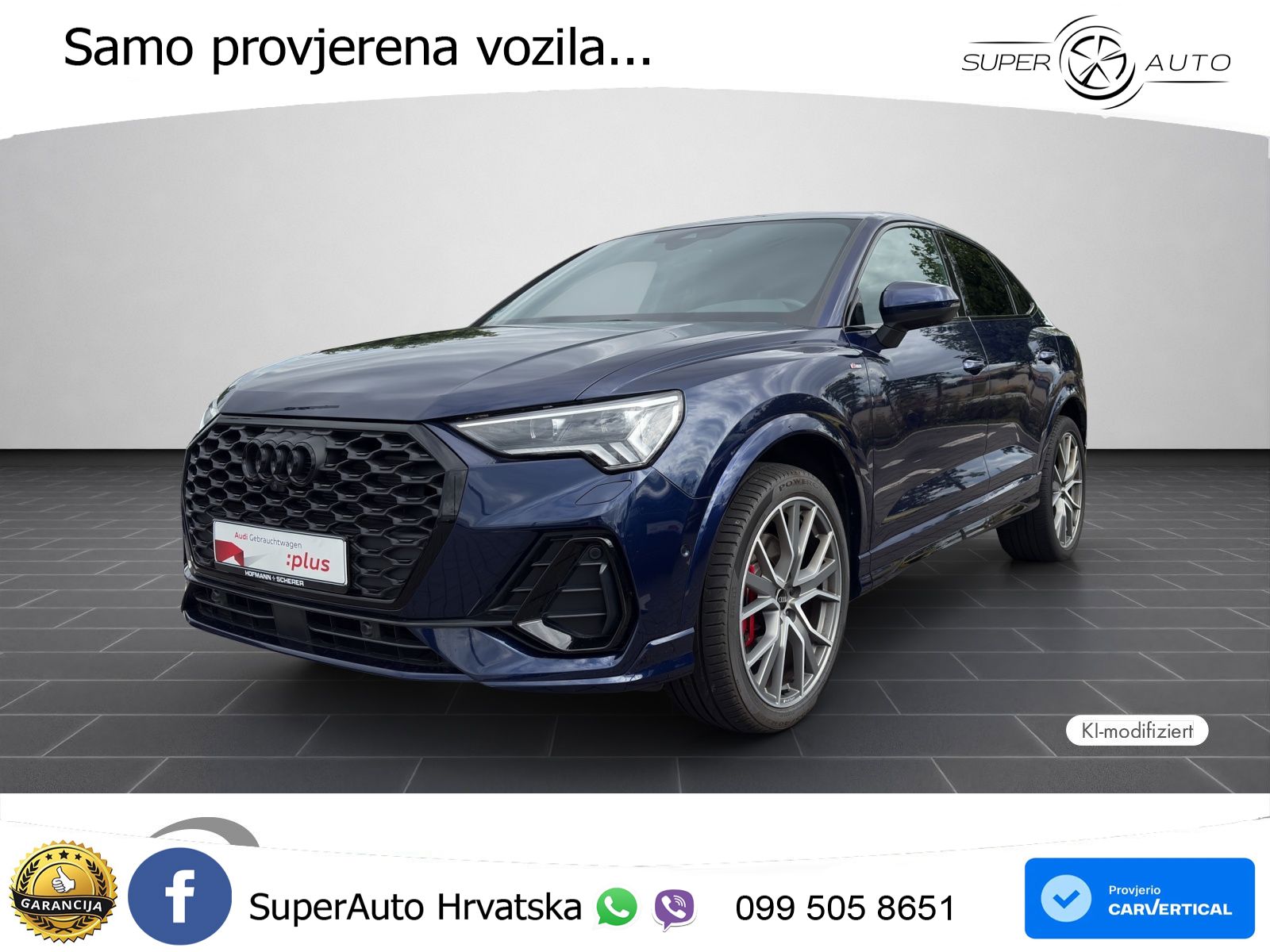Audi Q3 Sportback 40 TDI (200 KS) quattro S tronic S line MATRIX+GR SJED+KAM
