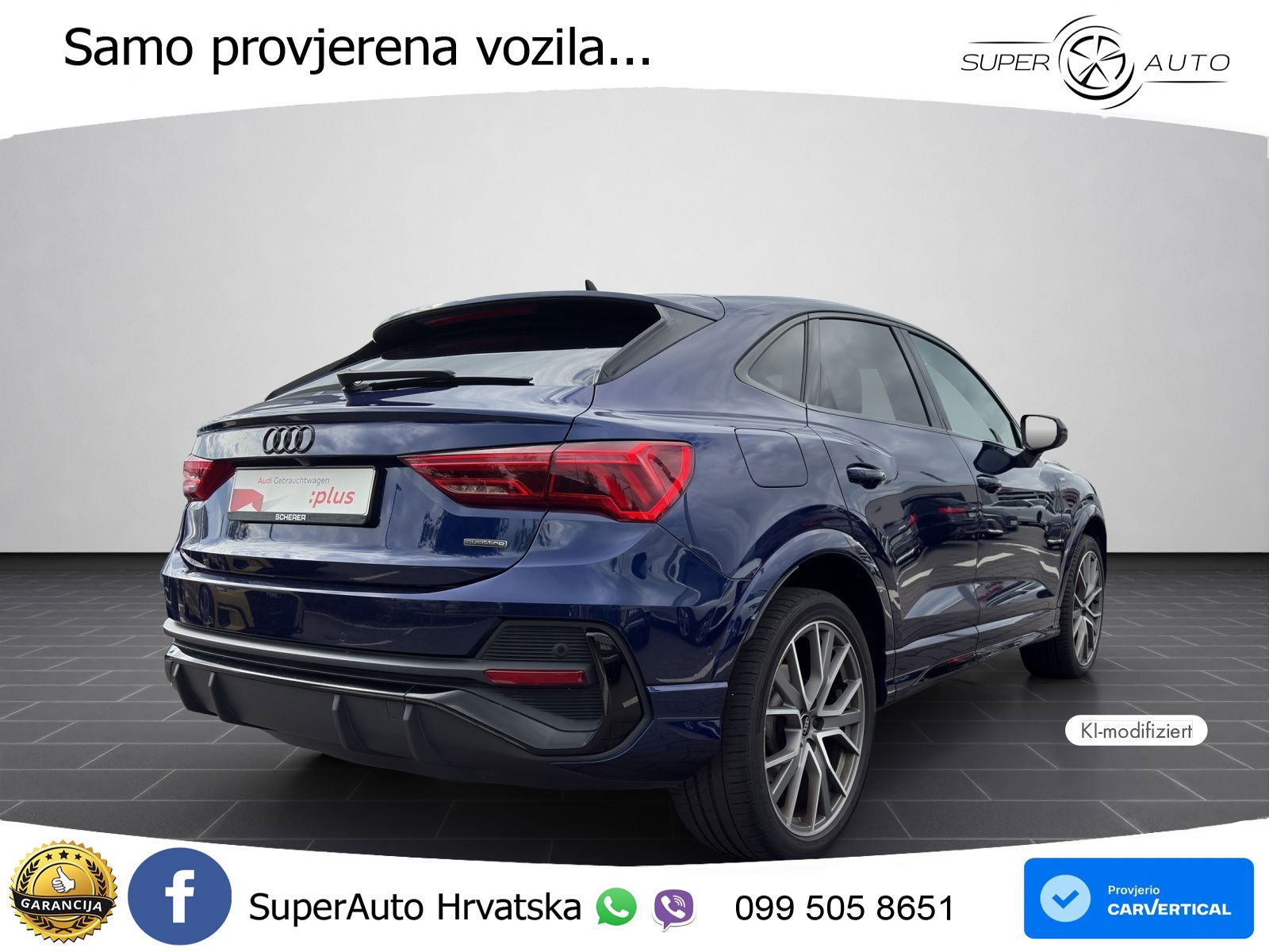 Audi Q3 Sportback 40 TDI (200 KS) quattro S tronic S line MATRIX+GR SJED+KAM