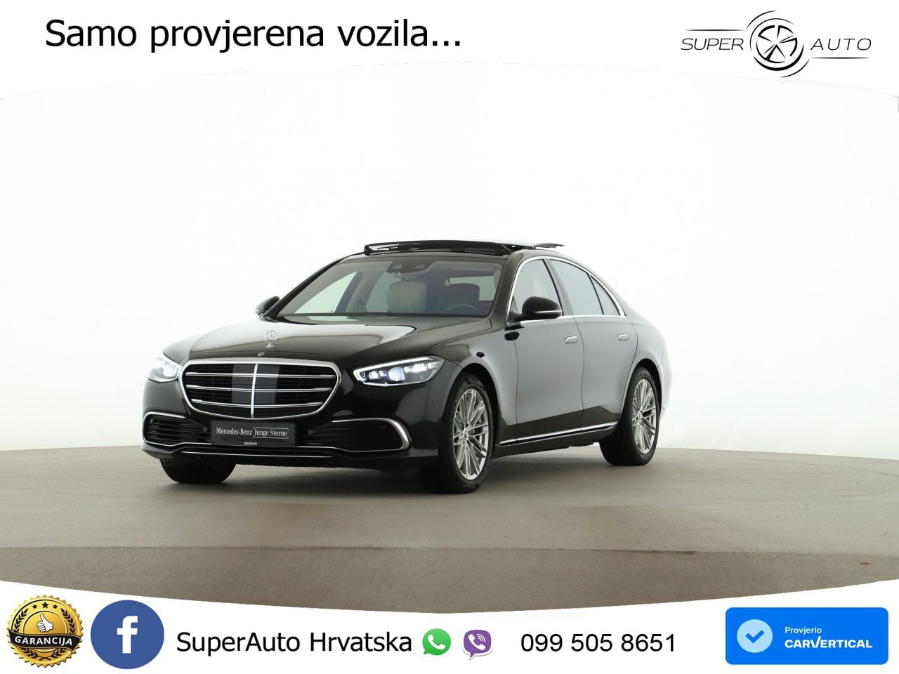 Mercedes S 580 V8 (503 KS) EQ Boost 4MATIC 9G-TRONIC ZRAČNI+ACC+GR SJED+KAM+PANO