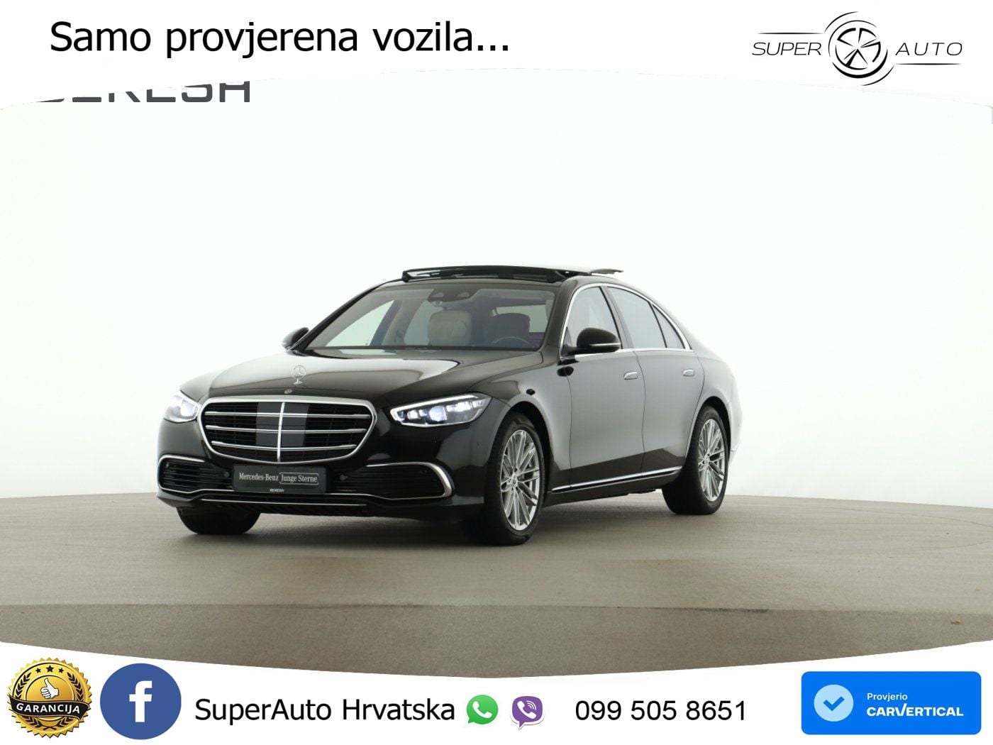 Mercedes S 580 V8 (503 KS) EQ Boost 4MATIC 9G-TRONIC ZRAČNI+ACC+GR SJED+KAM+PANO