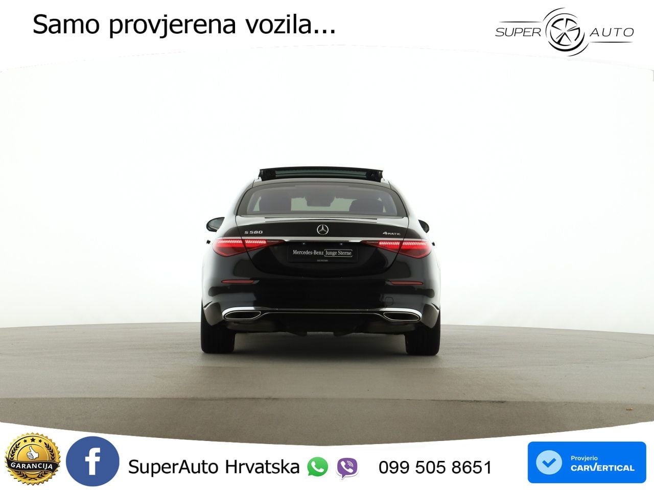 Mercedes S 580 V8 (503 KS) EQ Boost 4MATIC 9G-TRONIC ZRAČNI+ACC+GR SJED+KAM+PANO