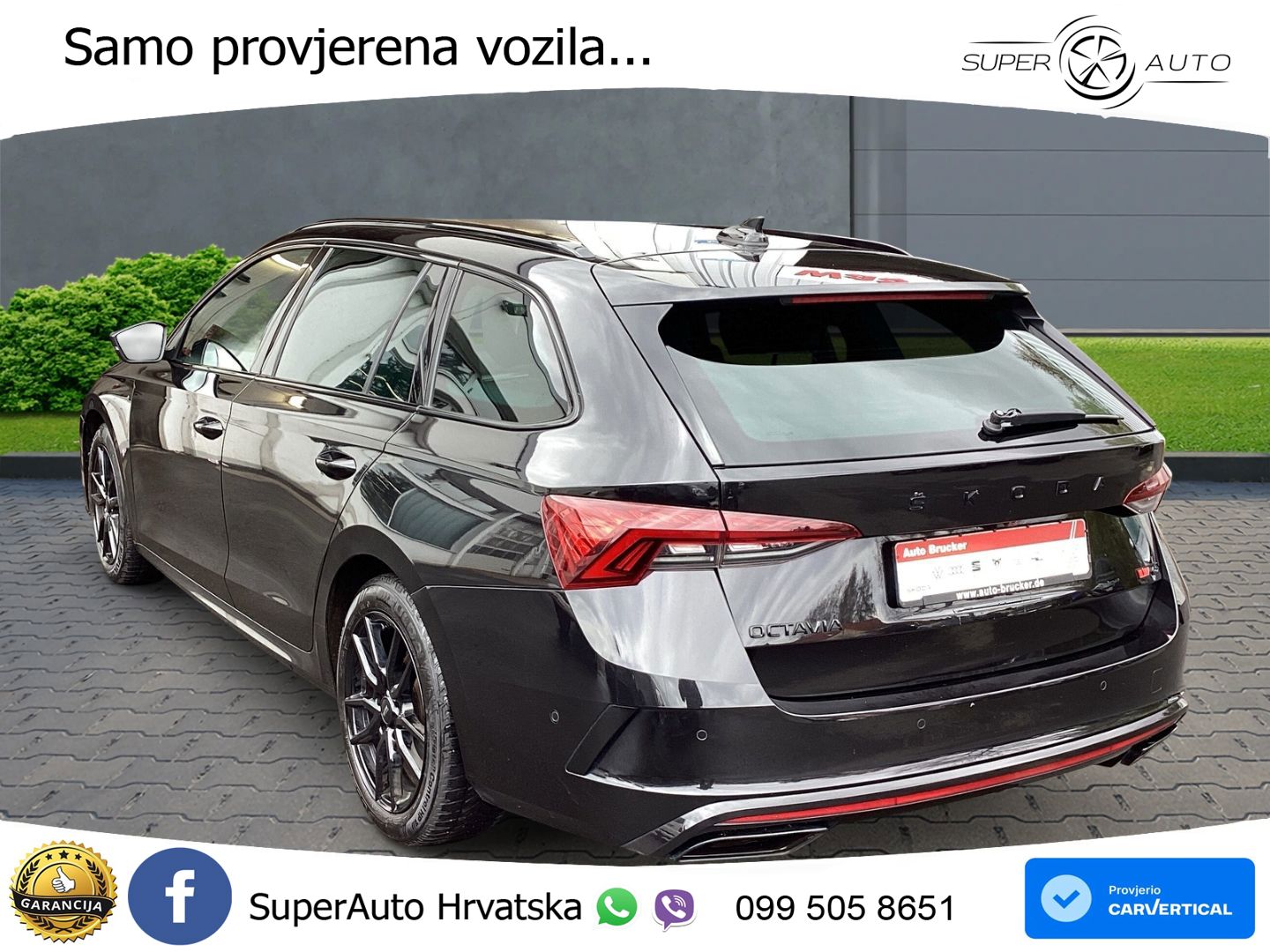 Škoda Octavia Combi RS 2.0 TDI (200 KS) DSG LED+GR SJED+ACC