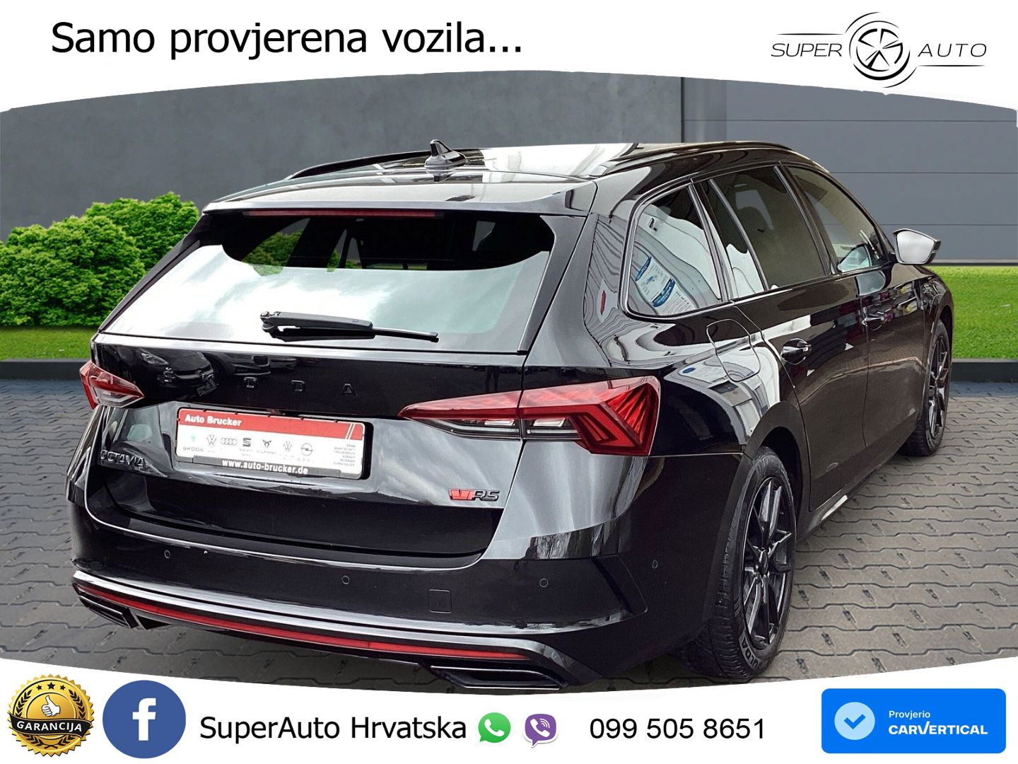 Škoda Octavia Combi RS 2.0 TDI (200 KS) DSG LED+GR SJED+ACC