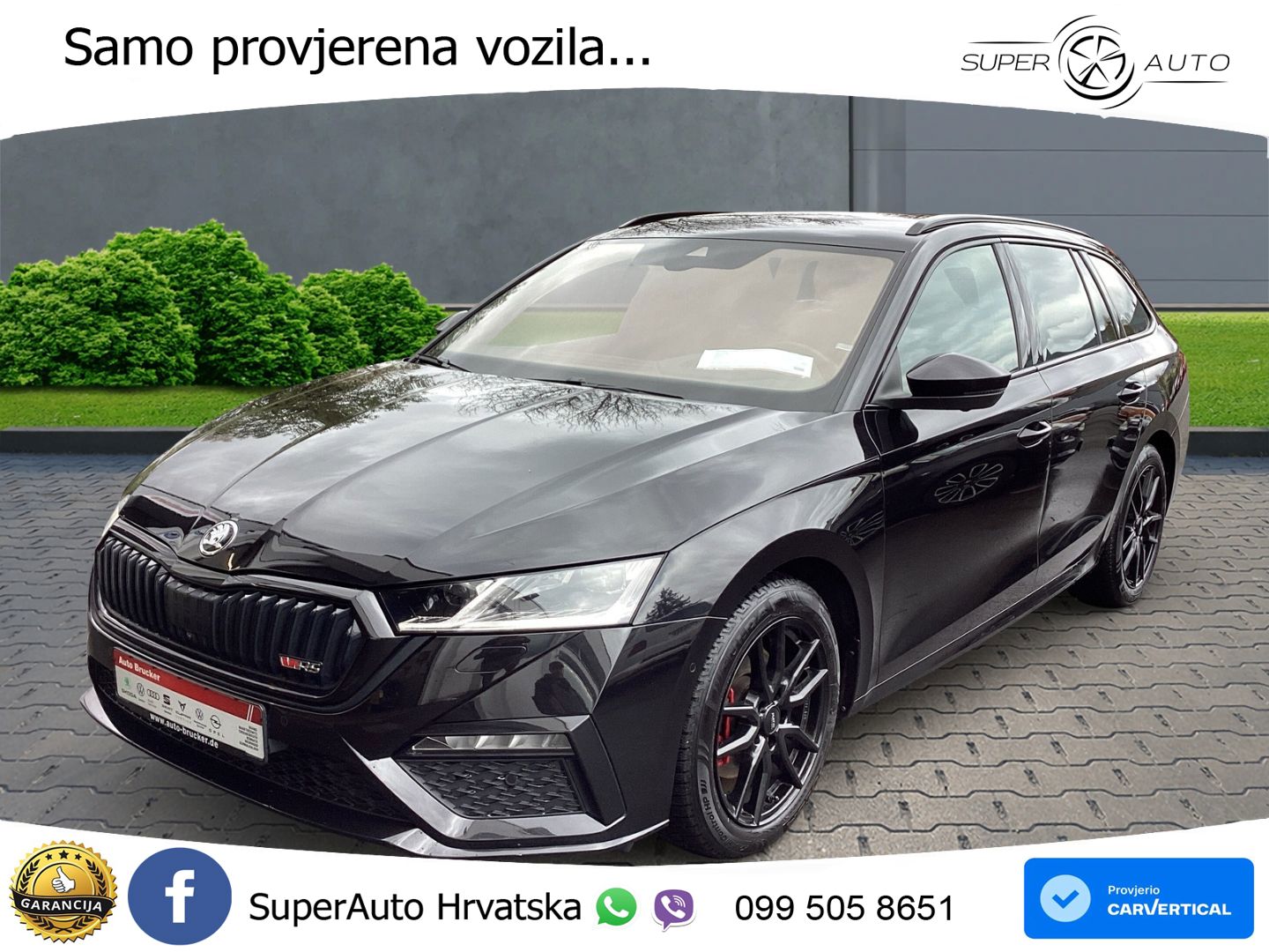 Škoda Octavia Combi RS 2.0 TDI (200 KS) DSG LED+GR SJED+ACC