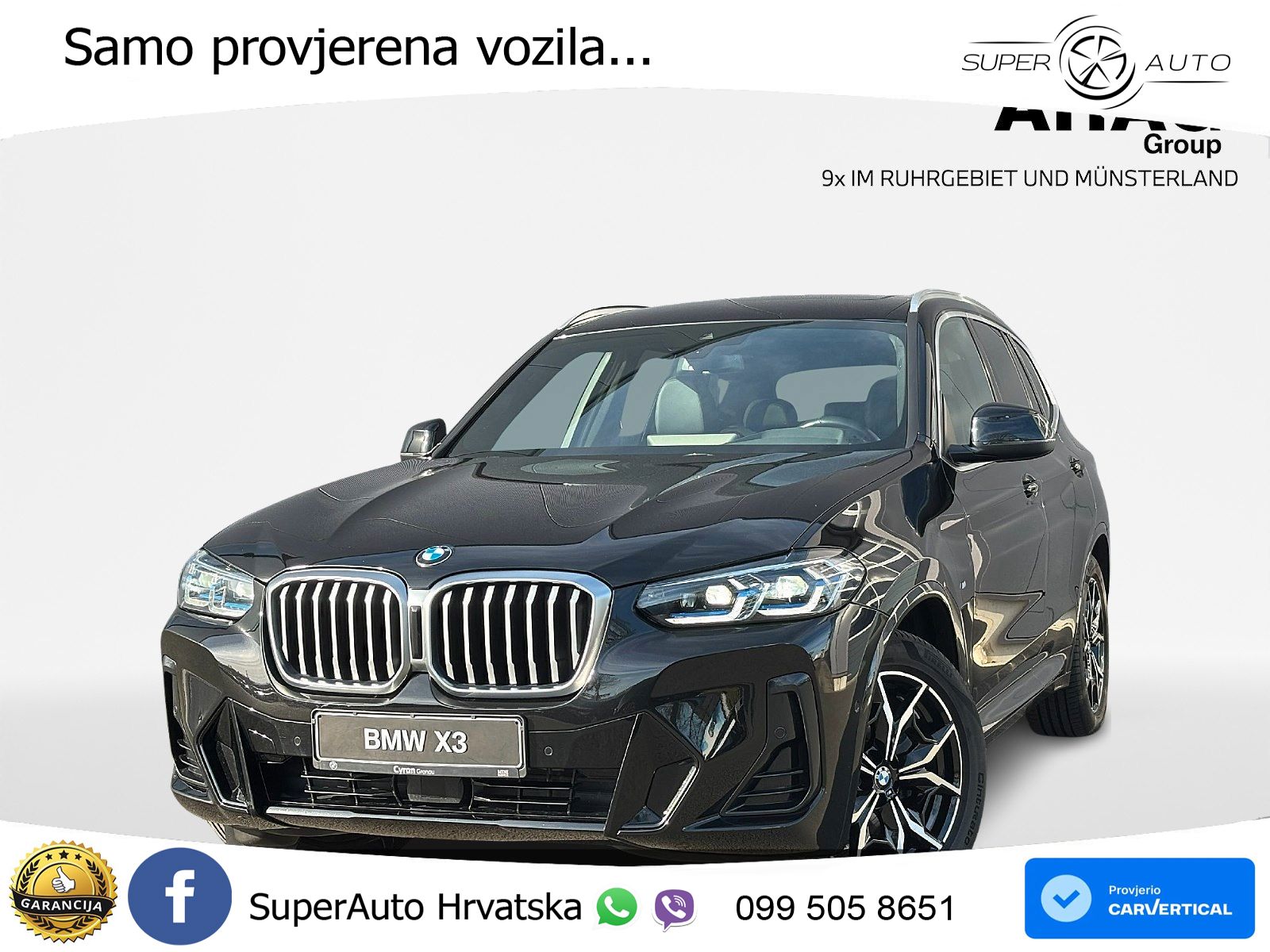 BMW X3 20d xDrive Steptronic M Sport LED+GR SJED+ACC