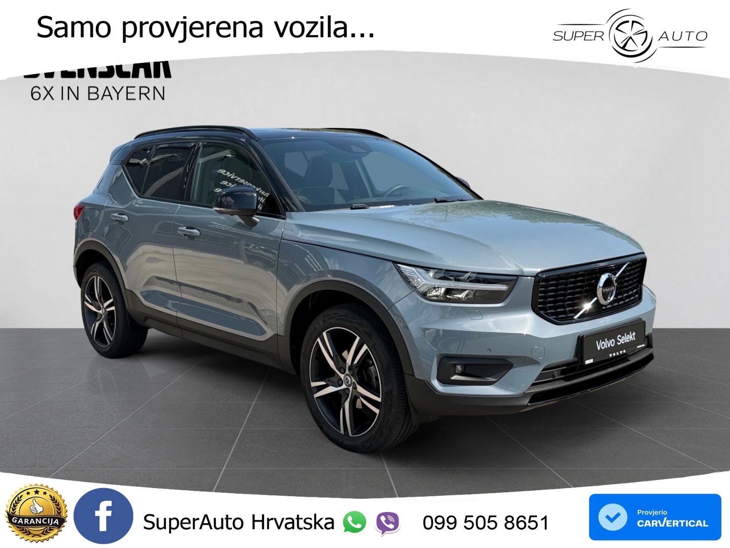 Volvo XC40 2.0 B3 163 KS Automatic ACC+GR SJED+360+PANO