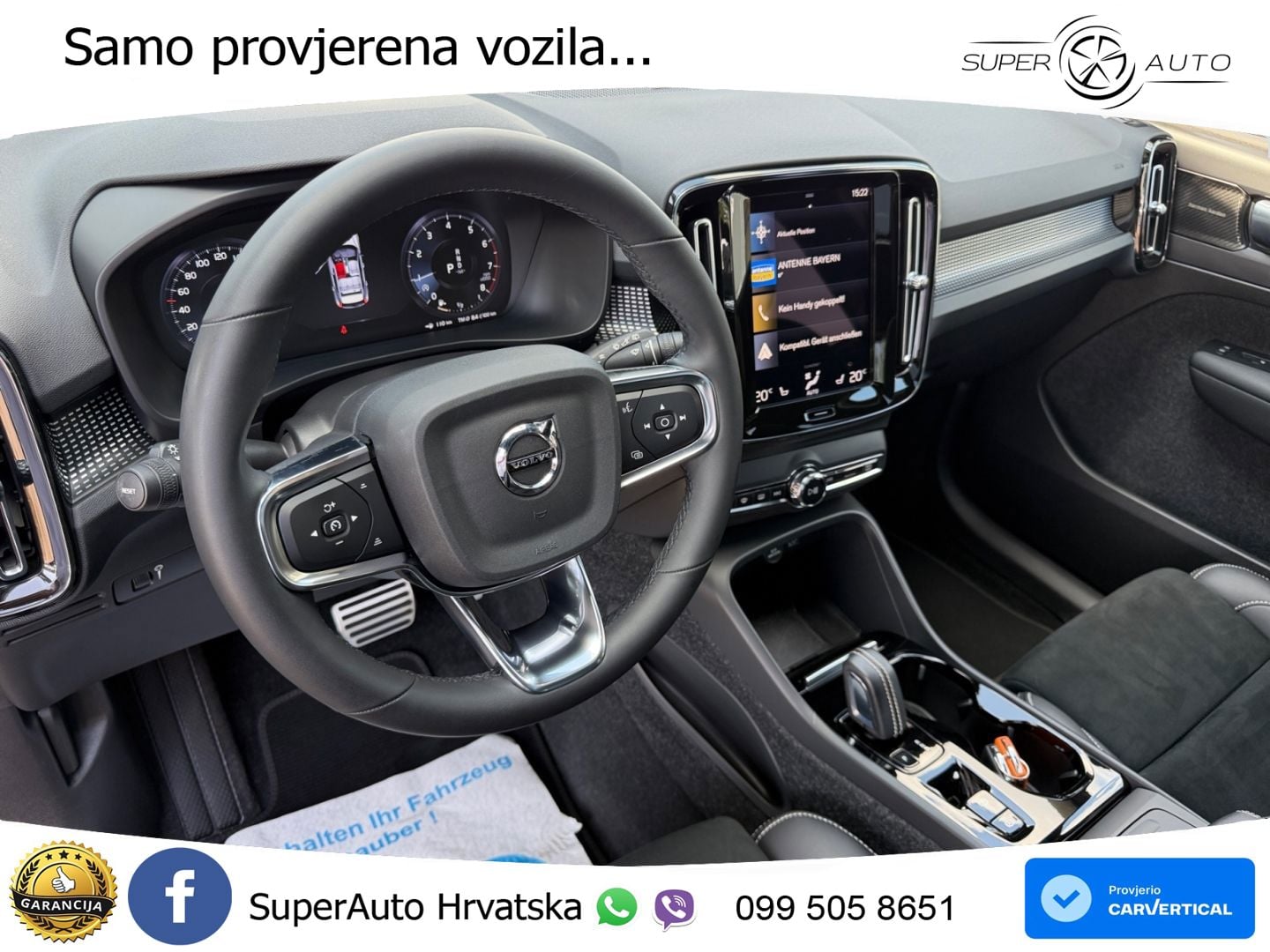 Volvo XC40 2.0 B3 163 KS Automatic ACC+GR SJED+360+PANO