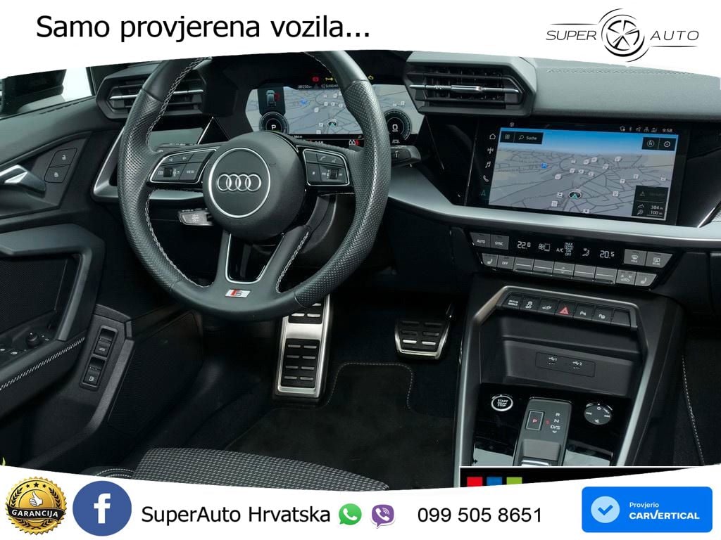 Audi A3 40 TFSIe (204 KS) S tronic S line LED+GR SJED+ACC