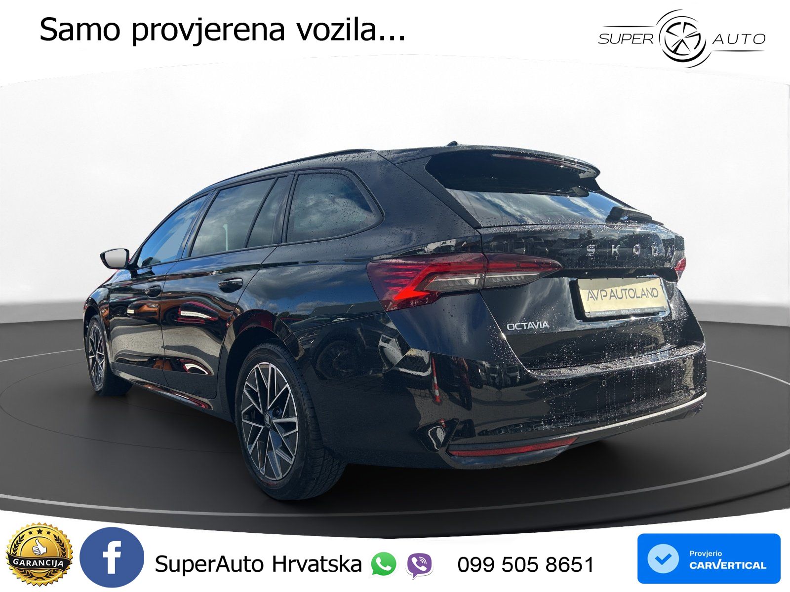 Škoda Octavia Combi 2.0 TDI (150 KS) DSG ACC+GR SJED+360+PANO
