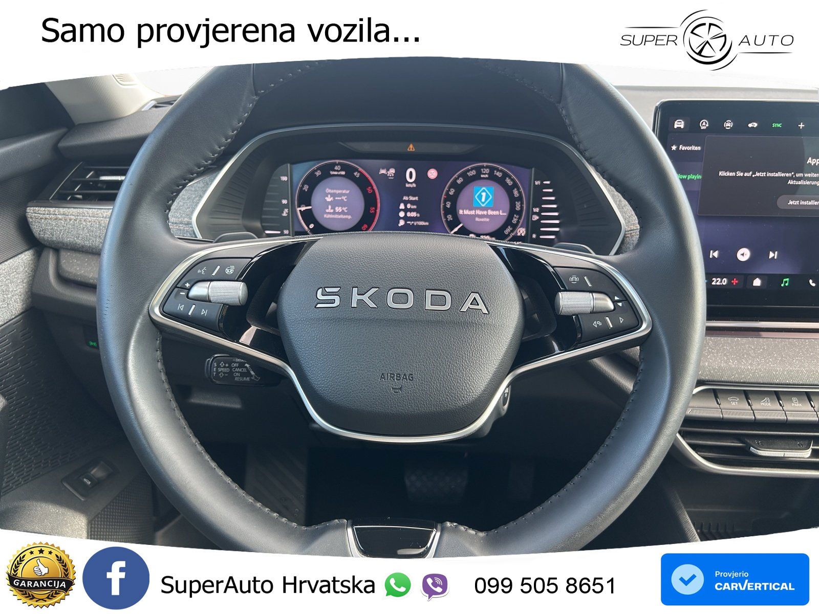 Škoda Octavia Combi 2.0 TDI (150 KS) DSG ACC+GR SJED+360+PANO