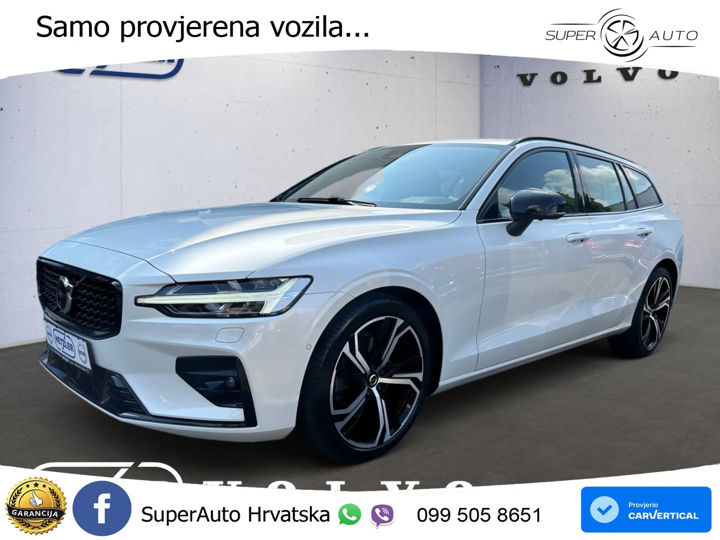 Volvo V60 2.0 B4 Benzin DCT LED+GR SJED+ACC