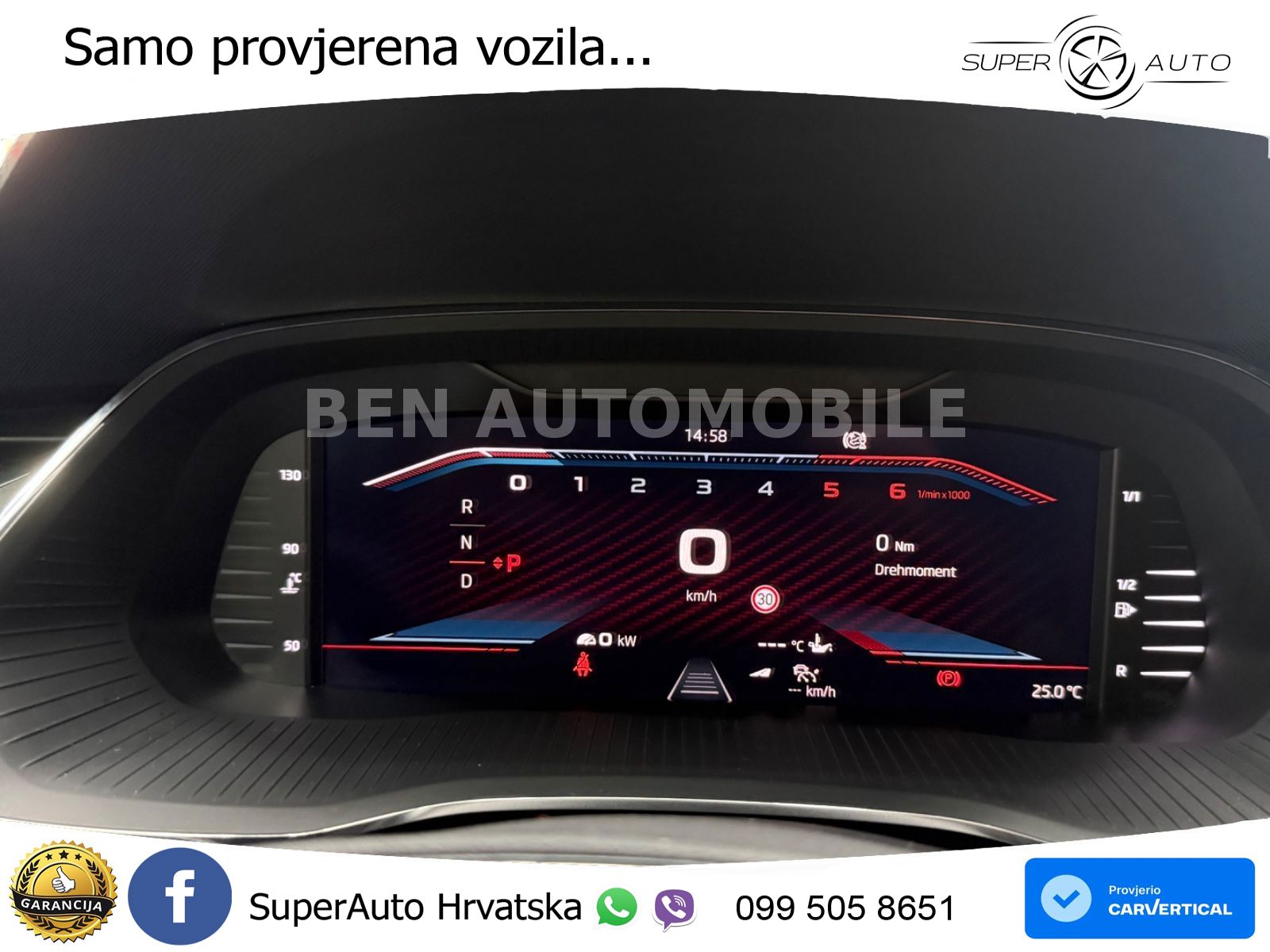 Škoda Octavia Combi RS 2.0 TDI (200 KS) 4x4 DSG LED+GR SJED+ACC