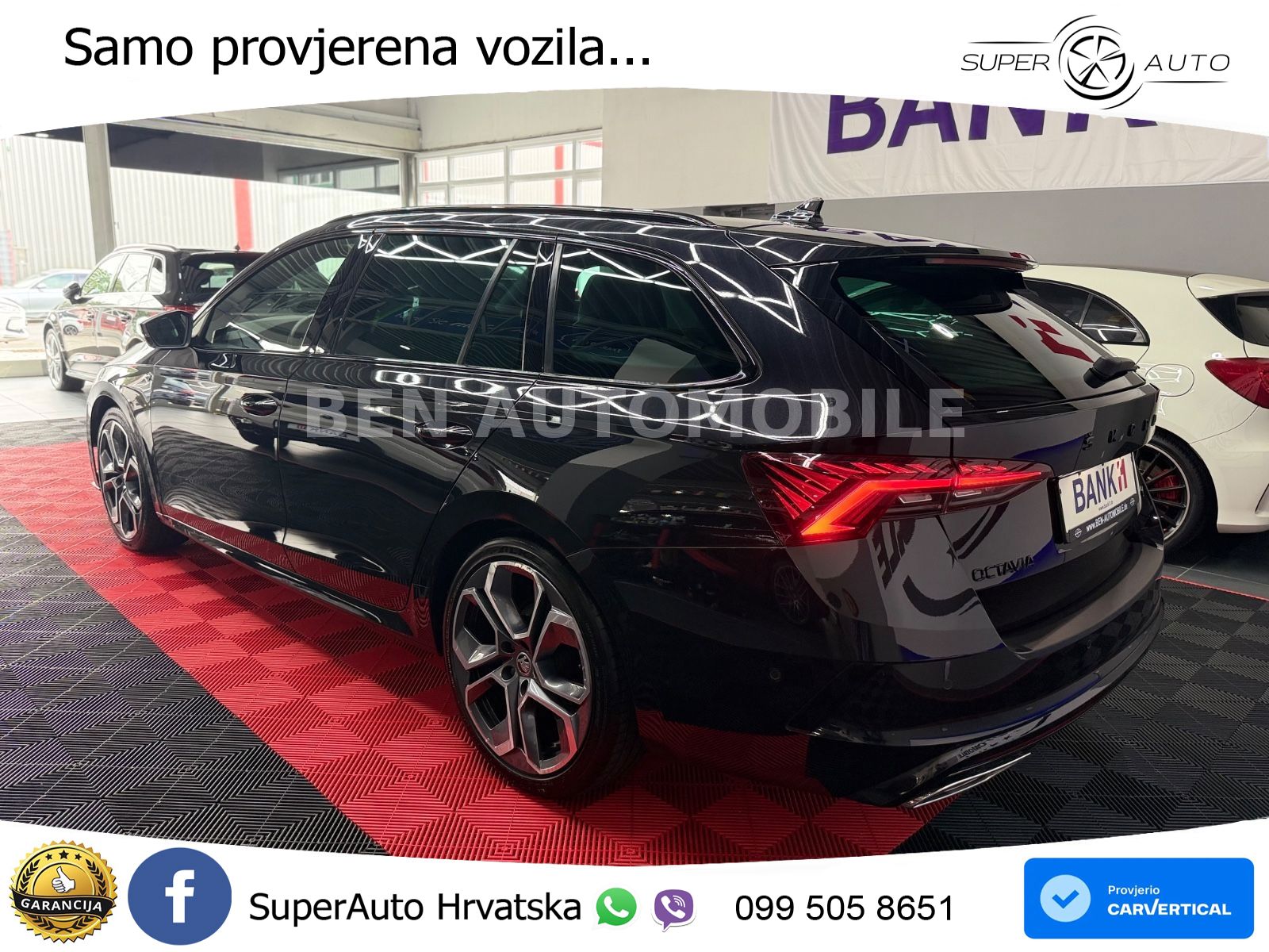 Škoda Octavia Combi RS 2.0 TDI (200 KS) 4x4 DSG LED+GR SJED+ACC