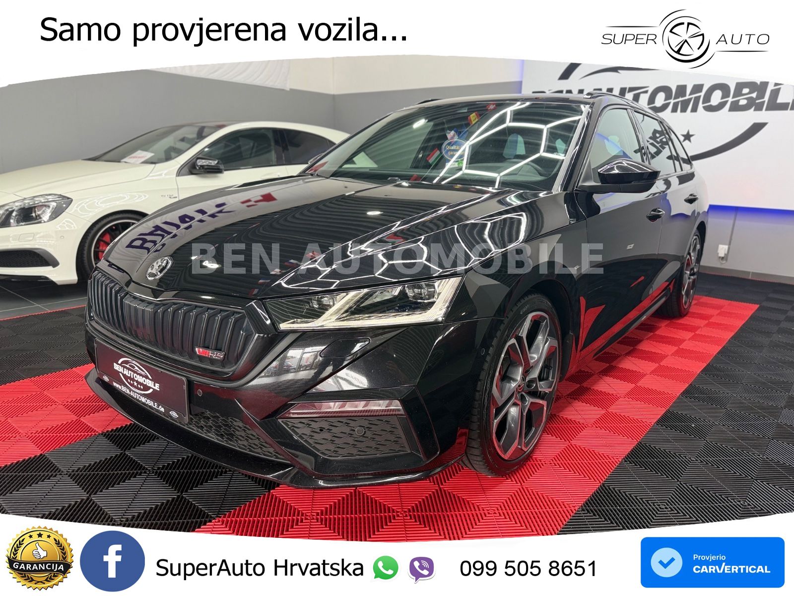 Škoda Octavia Combi RS 2.0 TDI (200 KS) 4x4 DSG LED+GR SJED+ACC