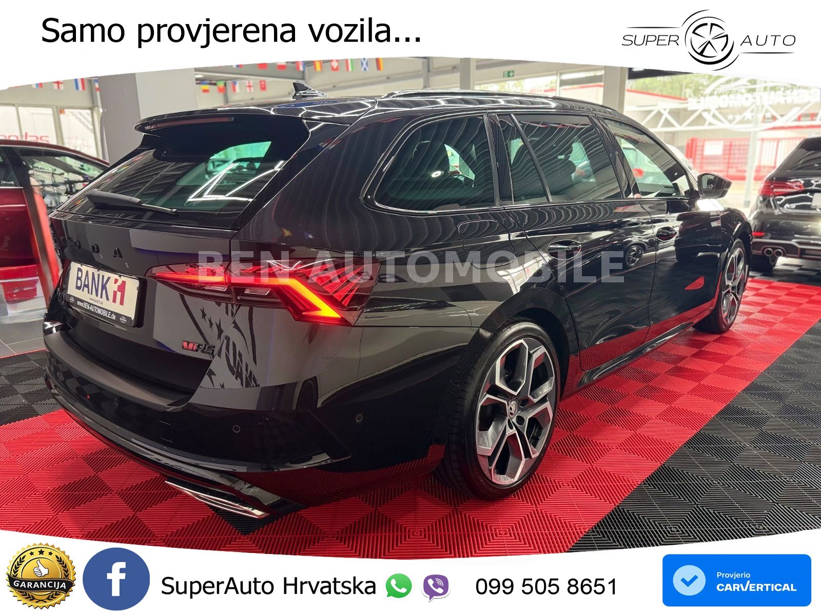 Škoda Octavia Combi RS 2.0 TDI (200 KS) 4x4 DSG LED+GR SJED+ACC