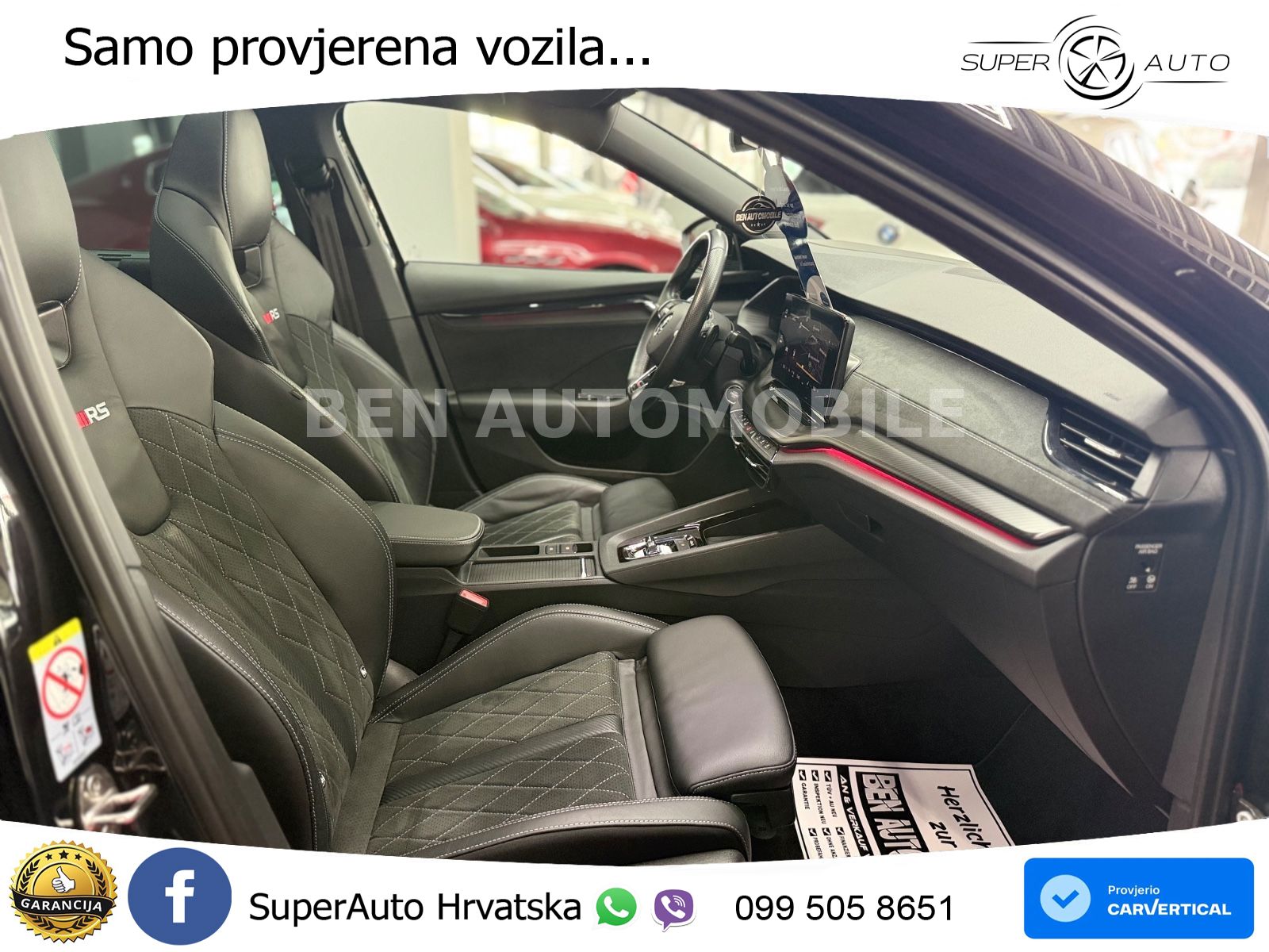 Škoda Octavia Combi RS 2.0 TDI (200 KS) 4x4 DSG LED+GR SJED+ACC