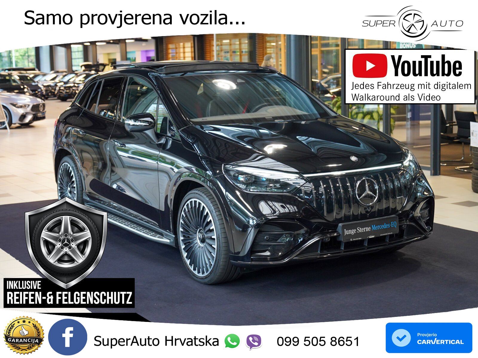 Mercedes EQE SUV AMG 53 100 kWh (626 KS) 4MATIC+ ACC+HEAD+4xGR SJED+360+PANO