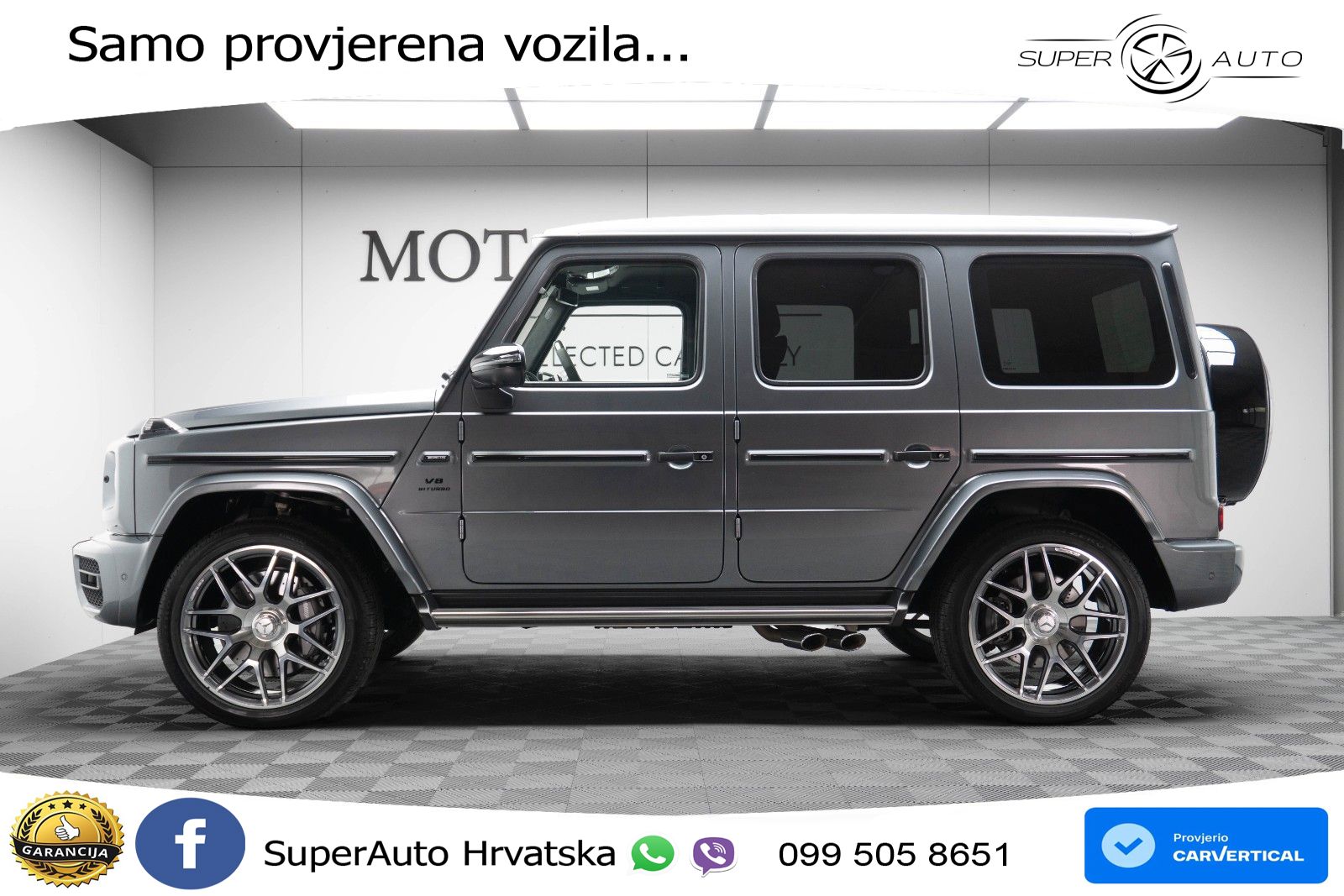 Mercedes AMG G 63 Long V8 (585 KS) 4MATIC 9G-TRONIC AMG SPEEDSHIFT PLUS Superior LED+GR SJED+ACC
