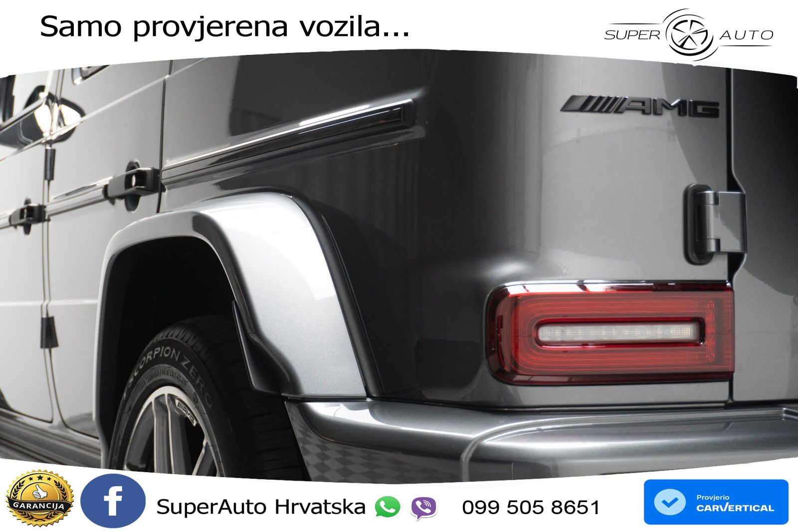 Mercedes AMG G 63 Long V8 (585 KS) 4MATIC 9G-TRONIC AMG SPEEDSHIFT PLUS Superior LED+GR SJED+ACC