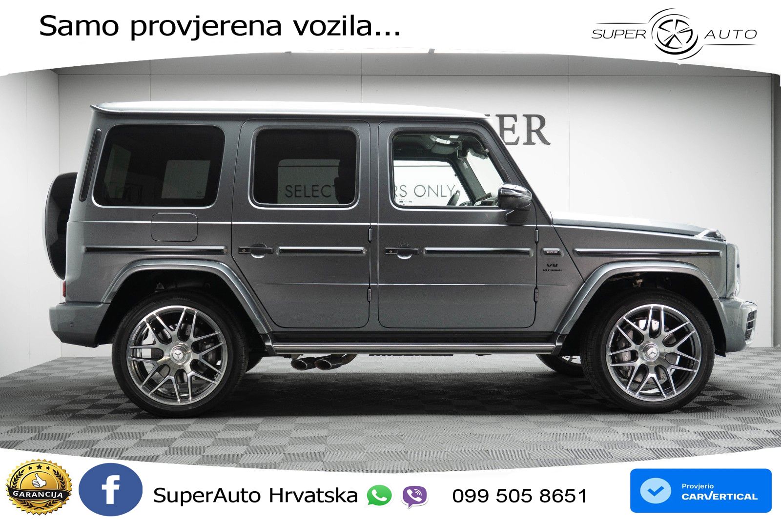 Mercedes AMG G 63 Long V8 (585 KS) 4MATIC 9G-TRONIC AMG SPEEDSHIFT PLUS Superior LED+GR SJED+ACC