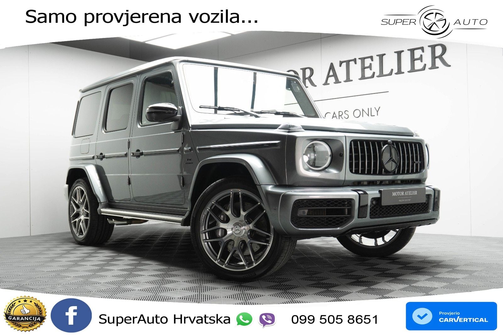 Mercedes AMG G 63 Long V8 (585 KS) 4MATIC 9G-TRONIC AMG SPEEDSHIFT PLUS Superior LED+GR SJED+ACC