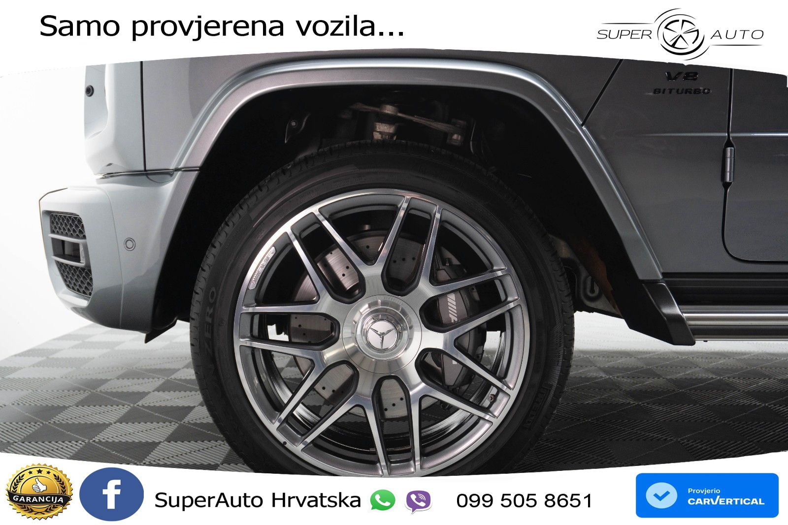 Mercedes AMG G 63 Long V8 (585 KS) 4MATIC 9G-TRONIC AMG SPEEDSHIFT PLUS Superior LED+GR SJED+ACC