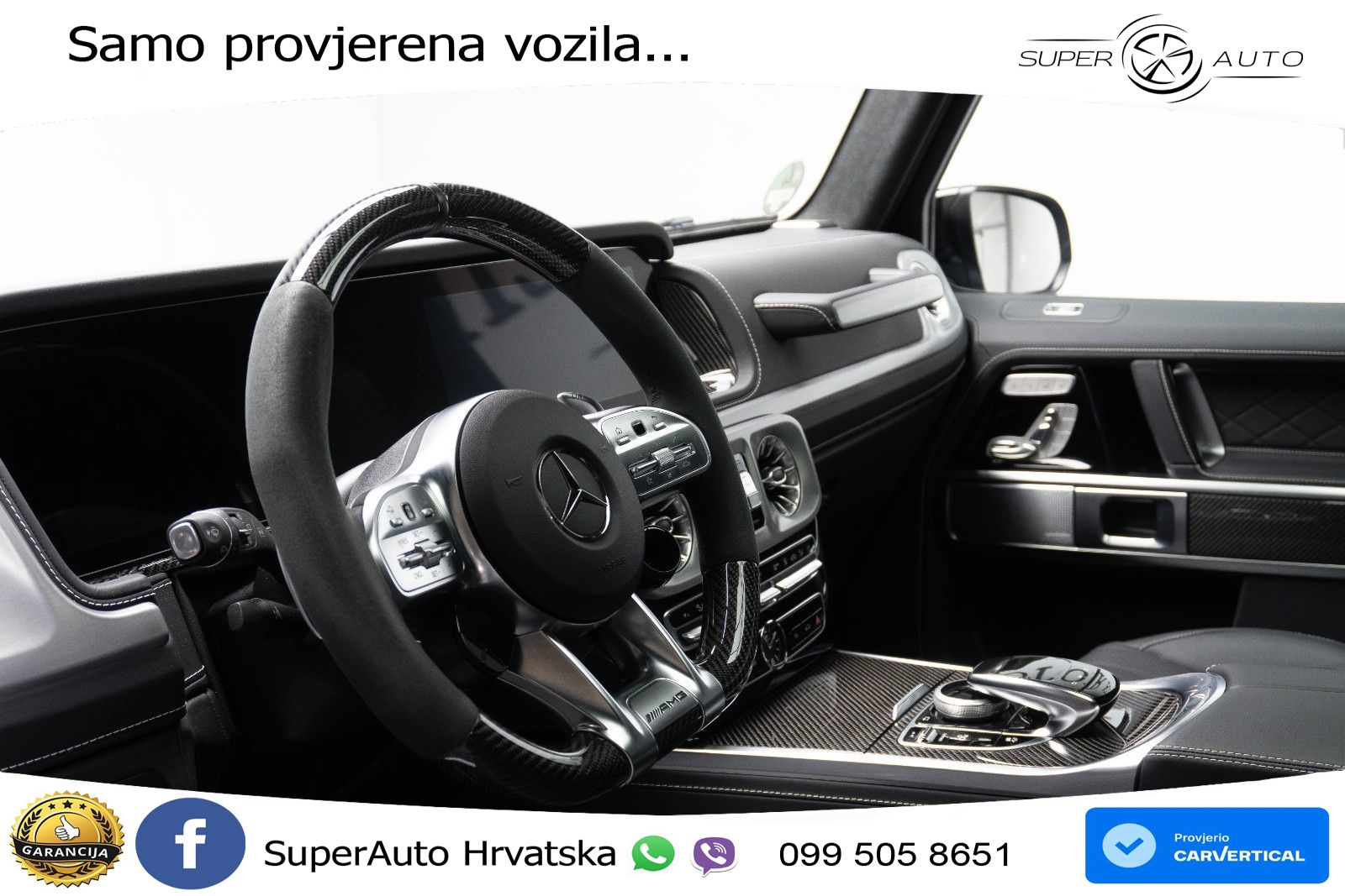 Mercedes AMG G 63 Long V8 (585 KS) 4MATIC 9G-TRONIC AMG SPEEDSHIFT PLUS Superior LED+GR SJED+ACC
