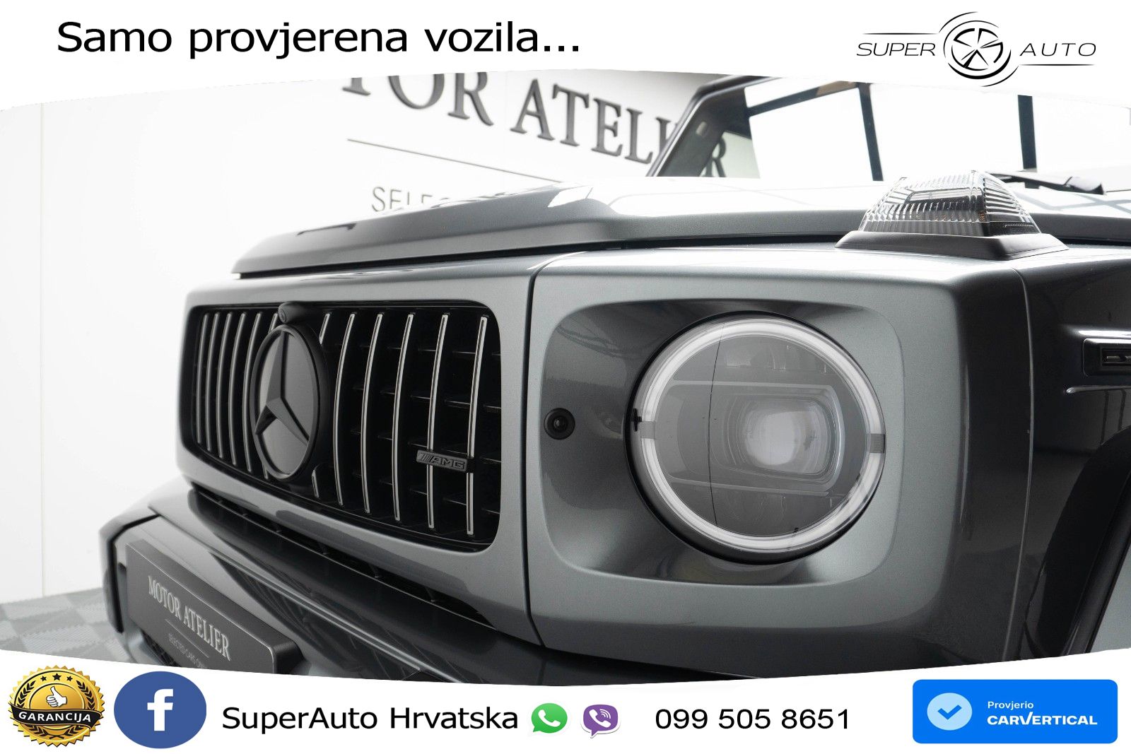 Mercedes AMG G 63 Long V8 (585 KS) 4MATIC 9G-TRONIC AMG SPEEDSHIFT PLUS Superior LED+GR SJED+ACC
