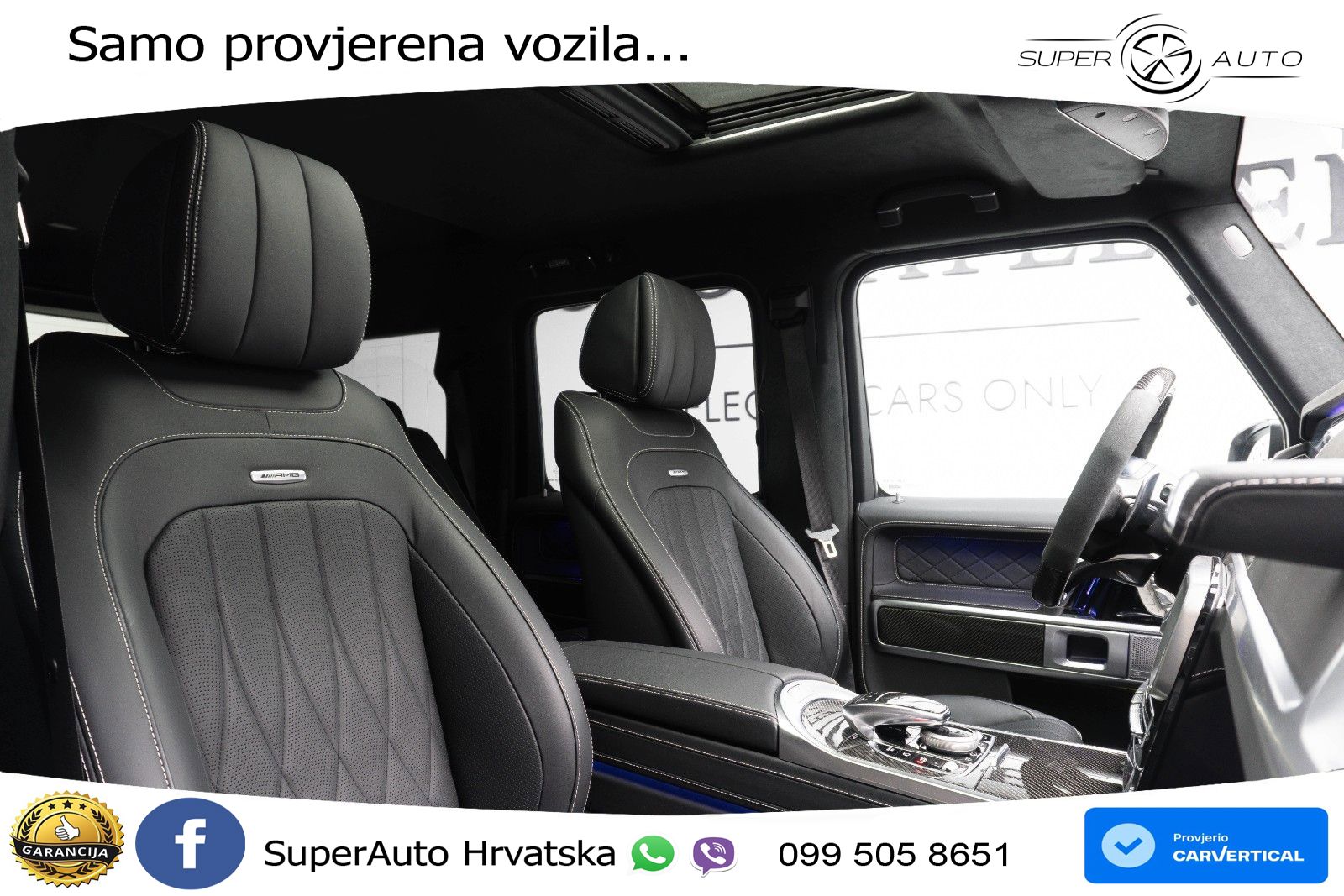 Mercedes AMG G 63 Long V8 (585 KS) 4MATIC 9G-TRONIC AMG SPEEDSHIFT PLUS Superior LED+GR SJED+ACC