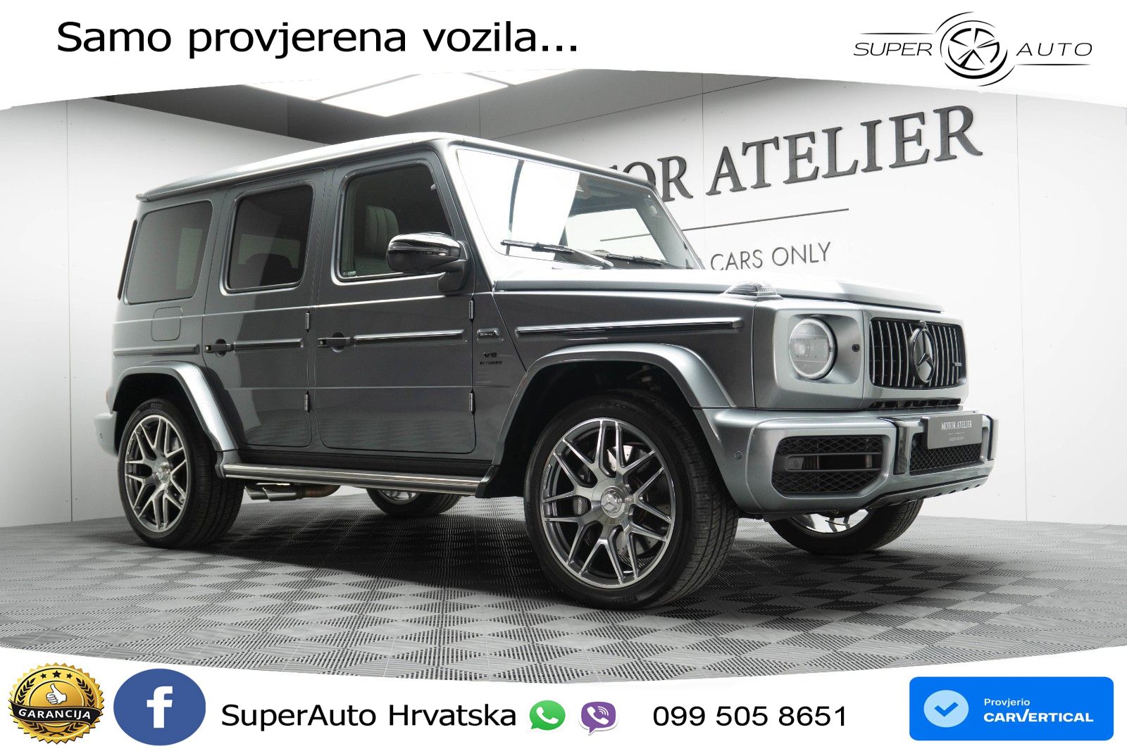 Mercedes AMG G 63 Long V8 (585 KS) 4MATIC 9G-TRONIC AMG SPEEDSHIFT PLUS Superior LED+GR SJED+ACC