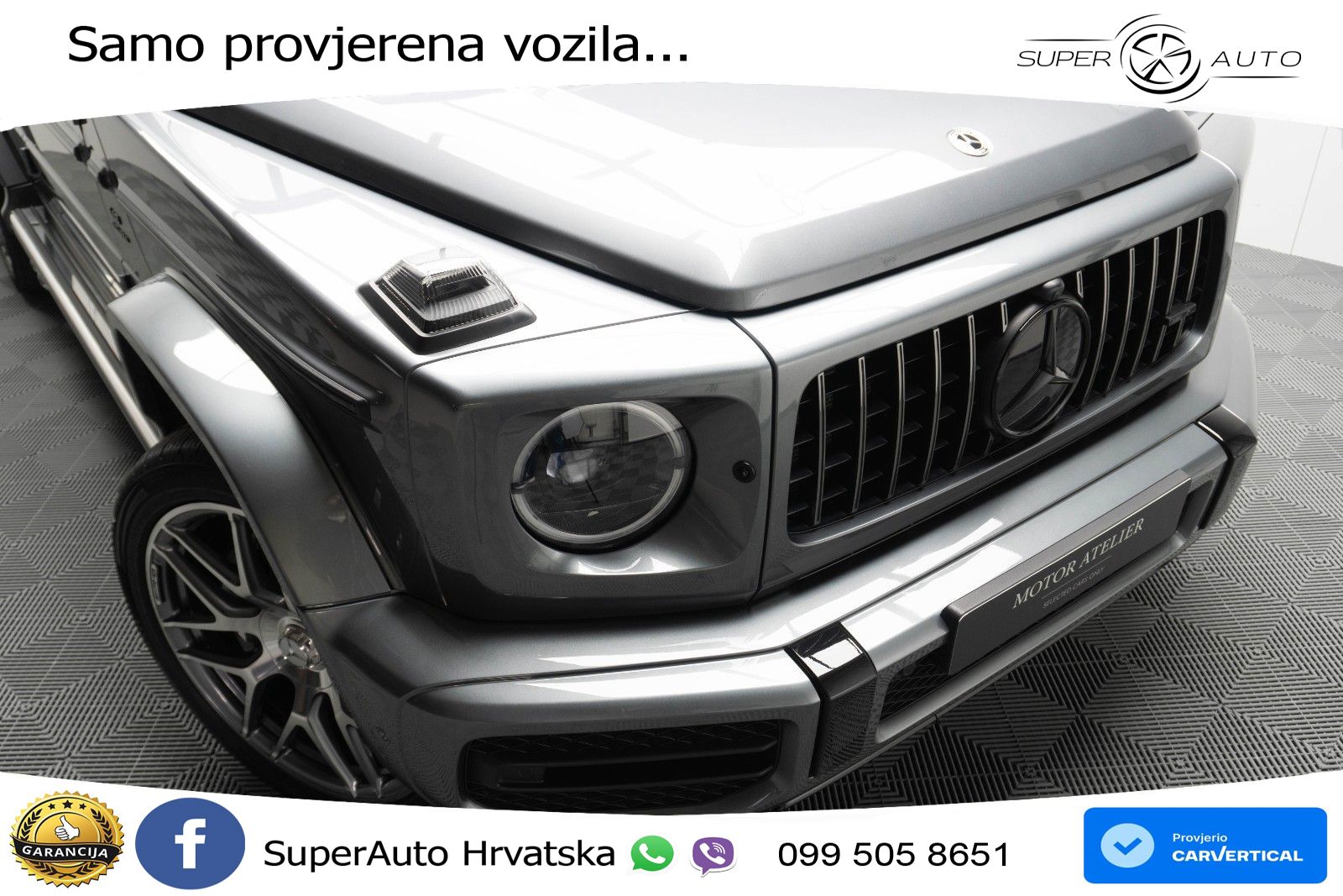 Mercedes AMG G 63 Long V8 (585 KS) 4MATIC 9G-TRONIC AMG SPEEDSHIFT PLUS Superior LED+GR SJED+ACC