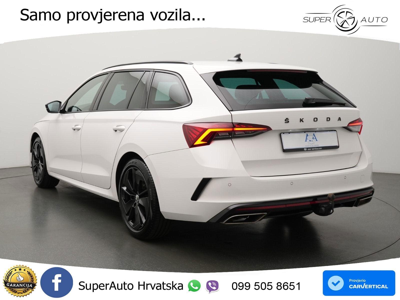 Škoda Octavia Combi RS 2.0 TDI (200 KS) 4x4 DSG LED+GR SJED+ACC