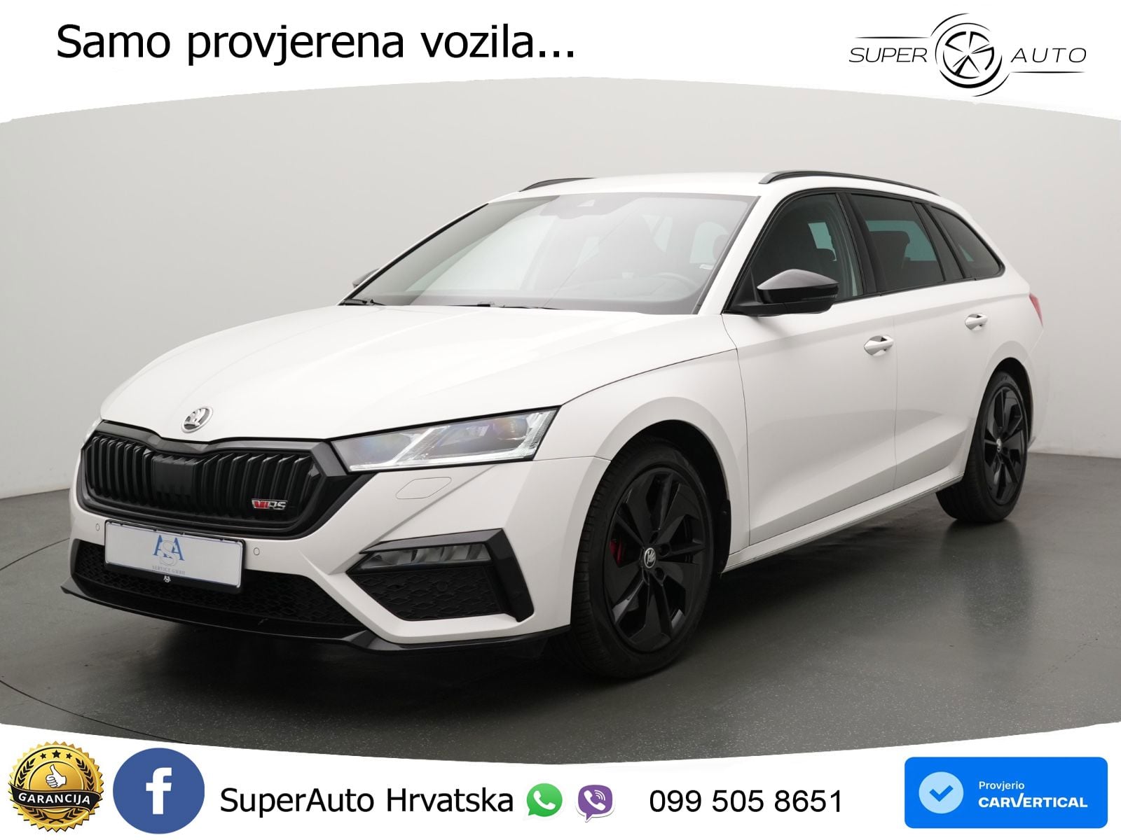 Škoda Octavia Combi RS 2.0 TDI (200 KS) 4x4 DSG LED+GR SJED+ACC