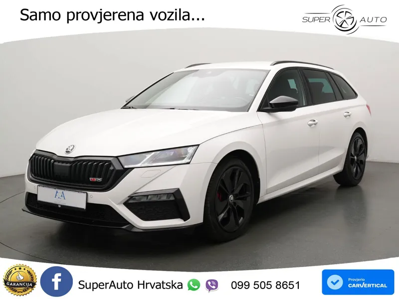 Škoda Octavia Combi RS 2.0 TDI (200 KS) 4x4 DSG LED+GR SJED+ACC
