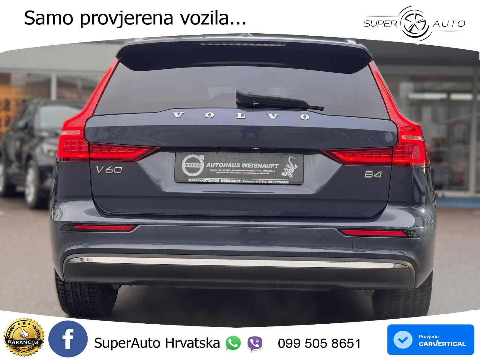 Volvo V60 2.0 B4 Diesel Geartronic LED+GR SJED+ACC