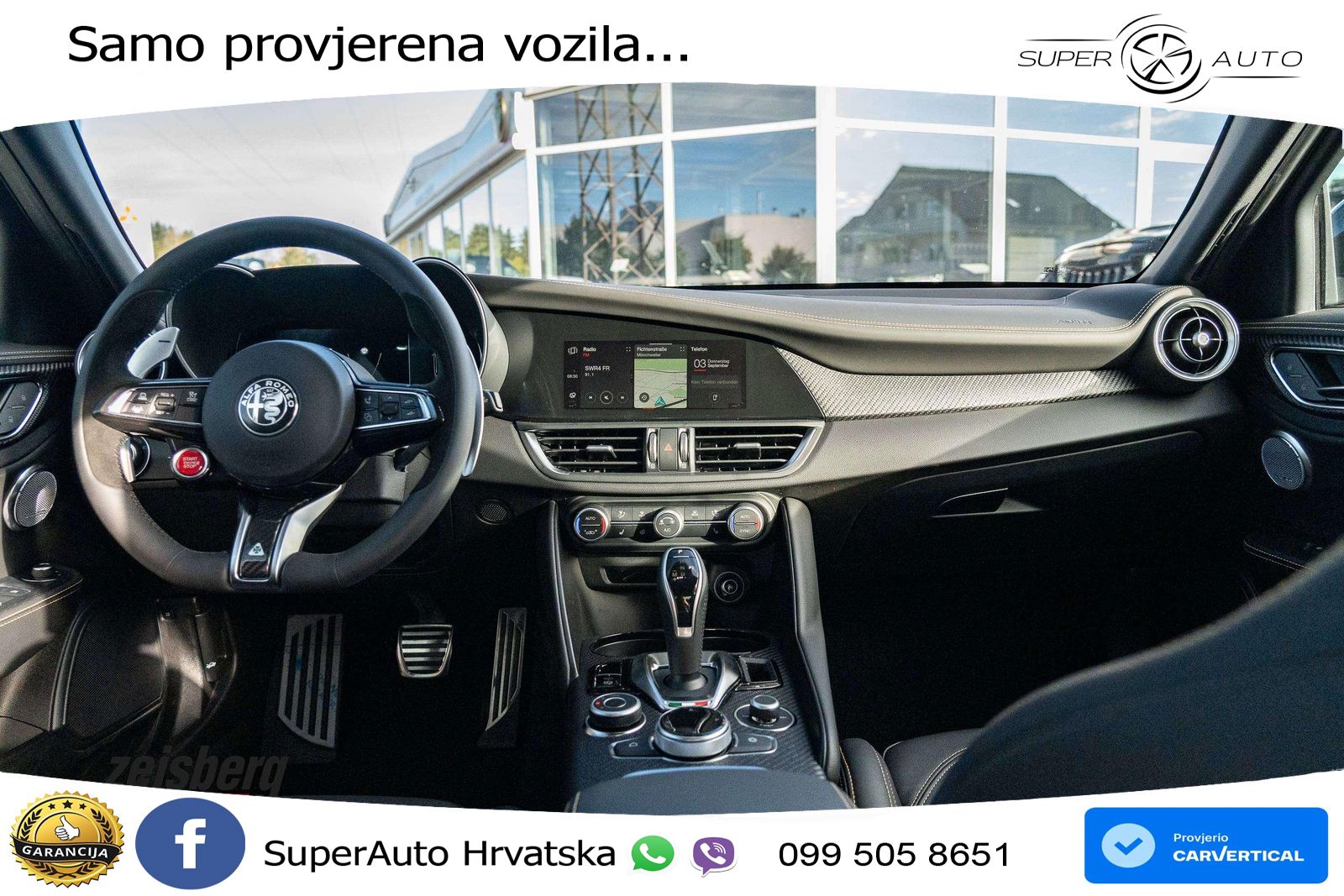 Alfa Romeo Giulia Quadrifoglio 2.9 V6 Bi-Turbo (520 KS) Automatic