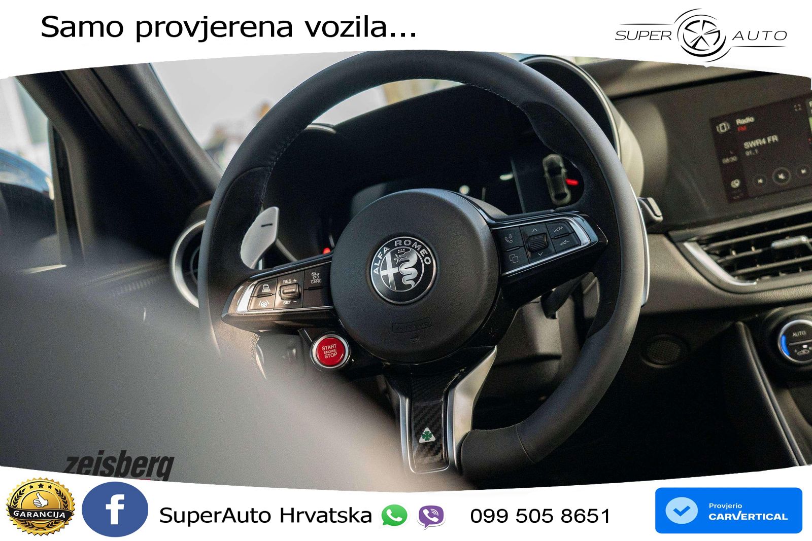 Alfa Romeo Giulia Quadrifoglio 2.9 V6 Bi-Turbo (520 KS) Automatic