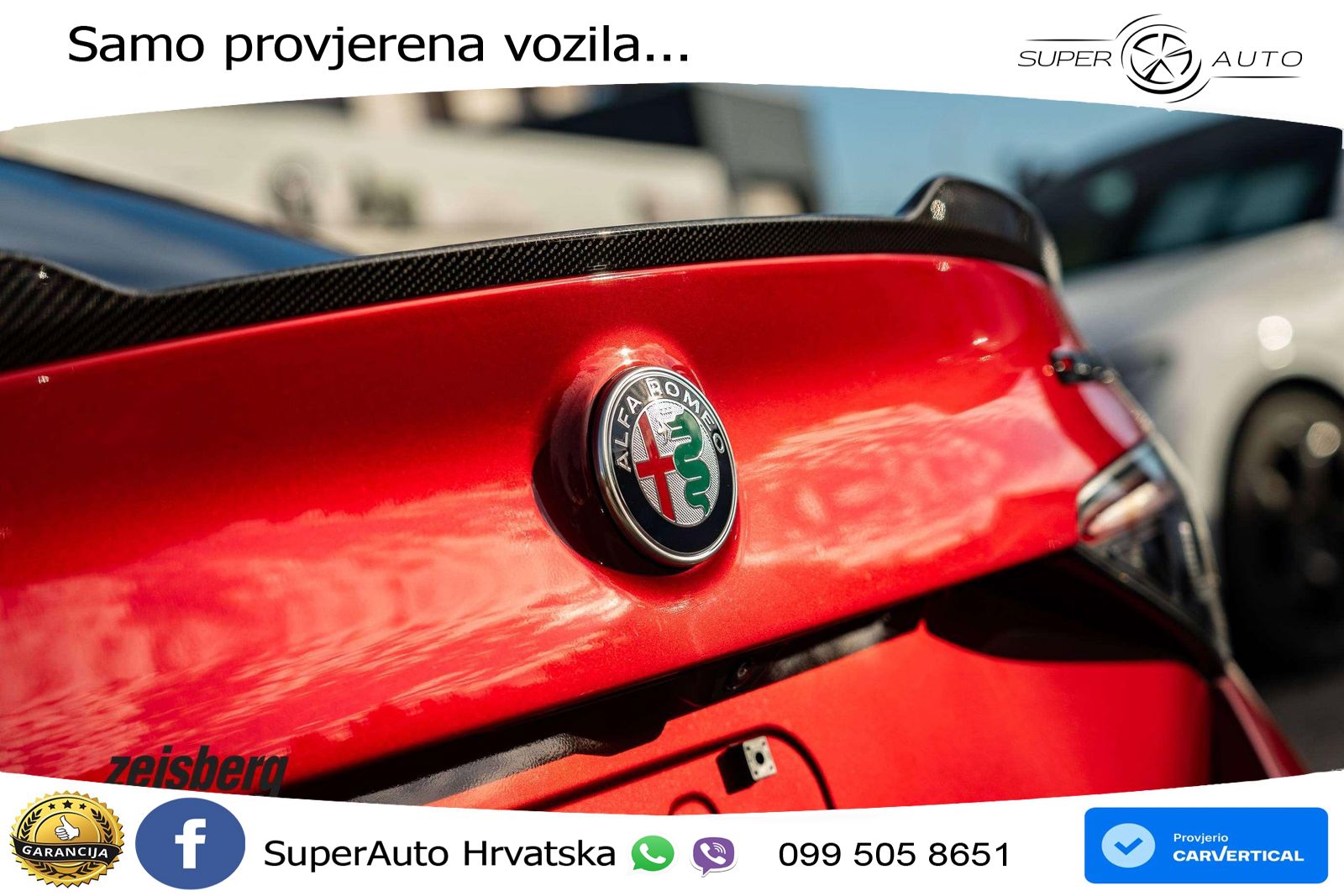 Alfa Romeo Giulia Quadrifoglio 2.9 V6 Bi-Turbo (520 KS) Automatic