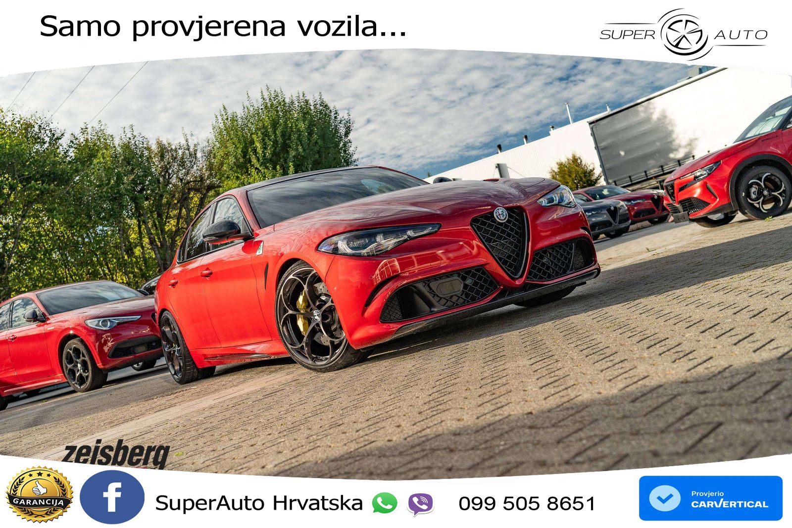 Alfa Romeo Giulia Quadrifoglio 2.9 V6 Bi-Turbo (520 KS) Automatic