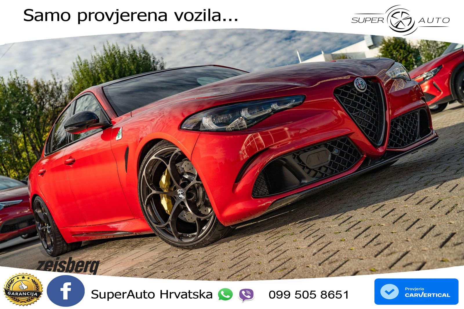 Alfa Romeo Giulia Quadrifoglio 2.9 V6 Bi-Turbo (520 KS) Automatic