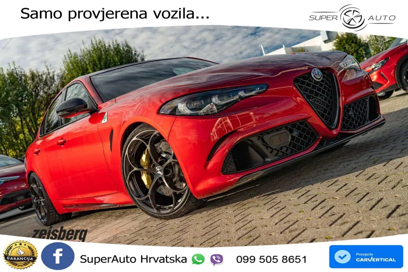 Alfa Romeo Giulia Quadrifoglio 2.9 V6 Bi-Turbo (520 KS) Automatic