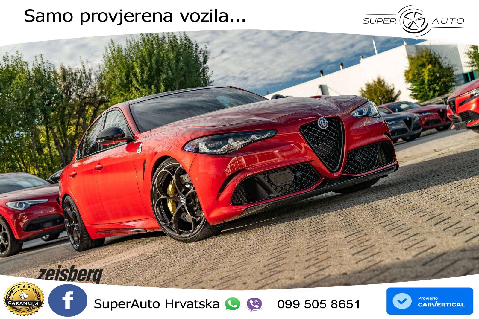 Alfa Romeo Giulia Quadrifoglio 2.9 V6 Bi-Turbo (520 KS) Automatic